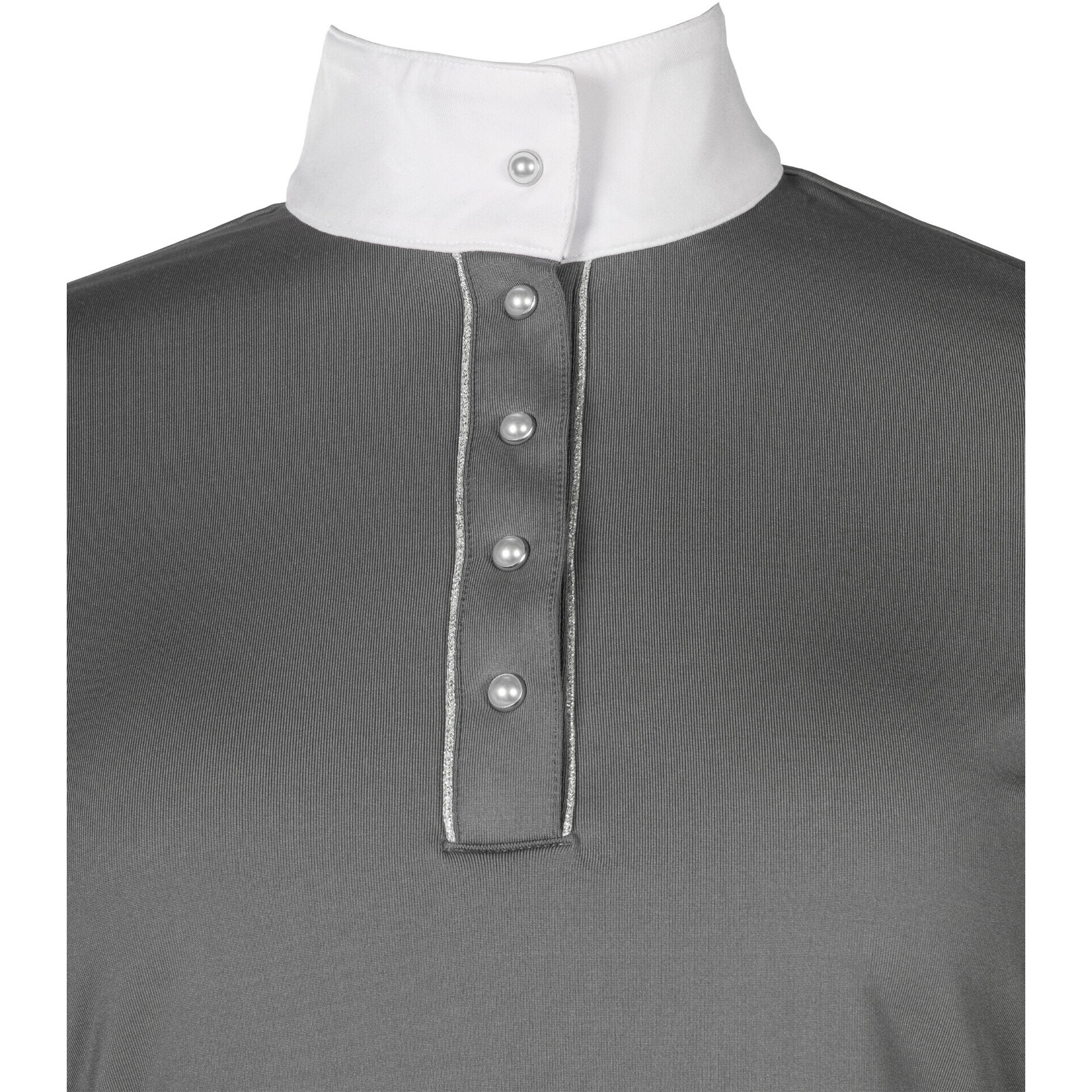 Damen Turniershirt Langarm EMILIA grau