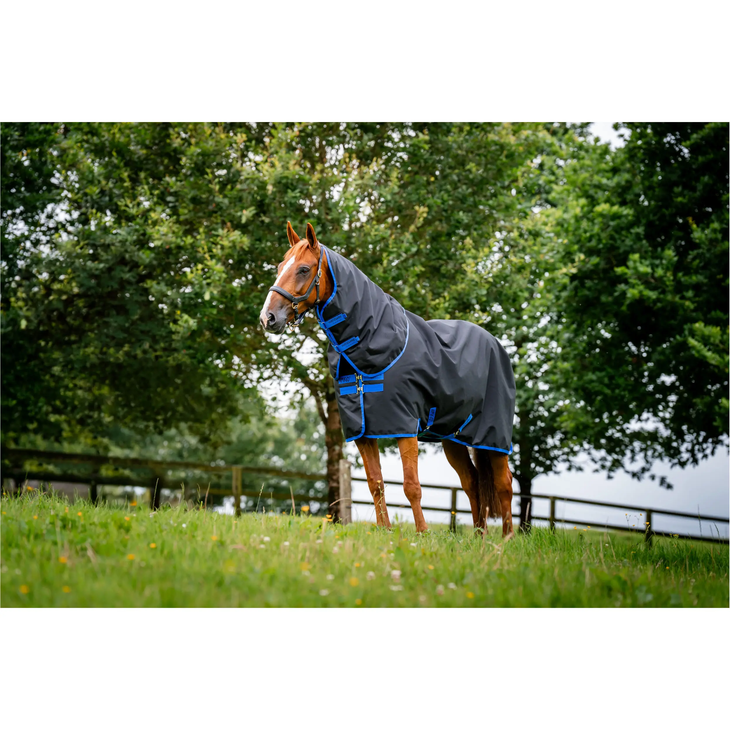 Outdoordecke Halsteil (abnehmbar) 100g Füllung 900D AMIGO Ripstop Plus Turnout black/classic blue
