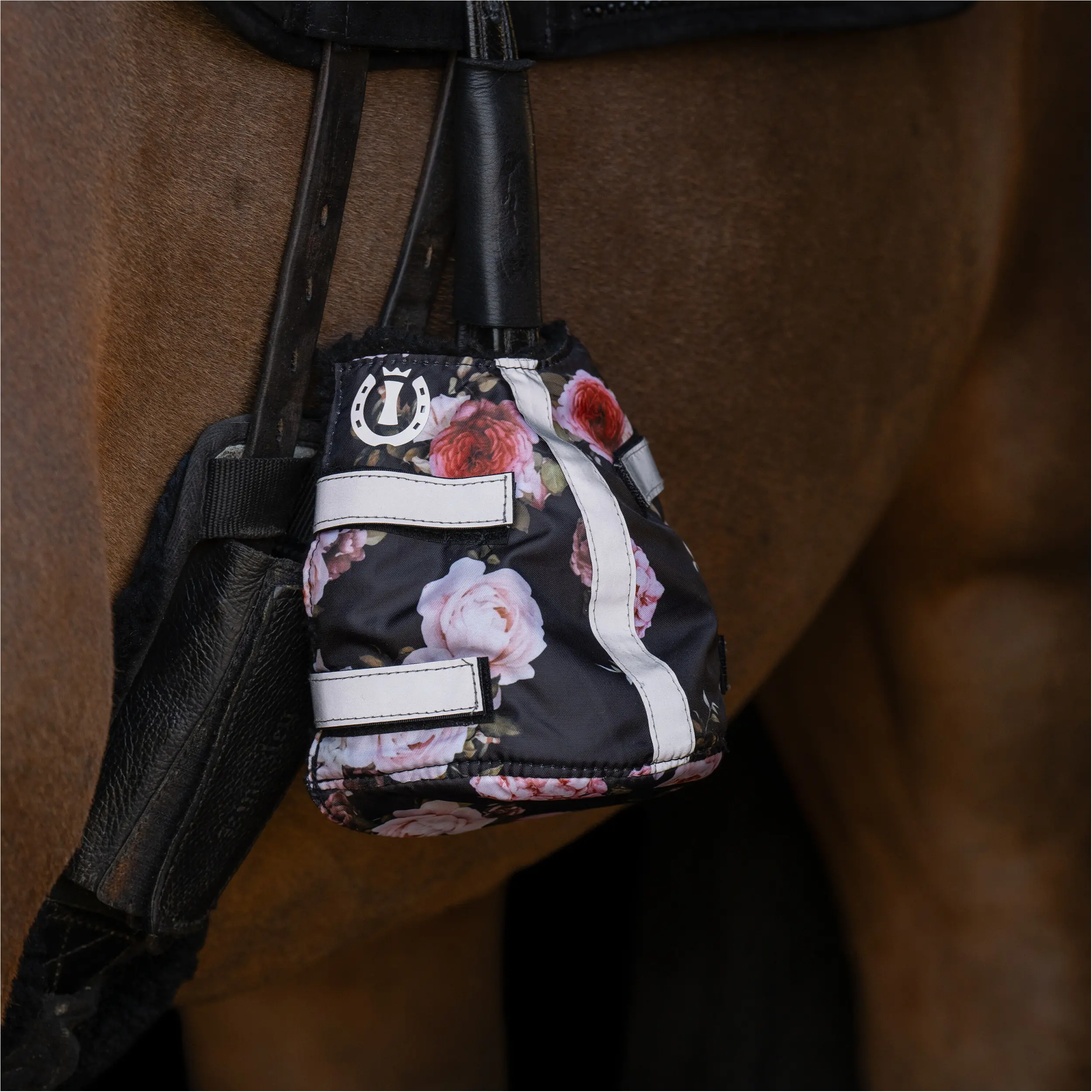 Steigbügel-Zehenwärmer IRHReflective flower print Steigbügel-Zehenwärmer IRHReflective flower print