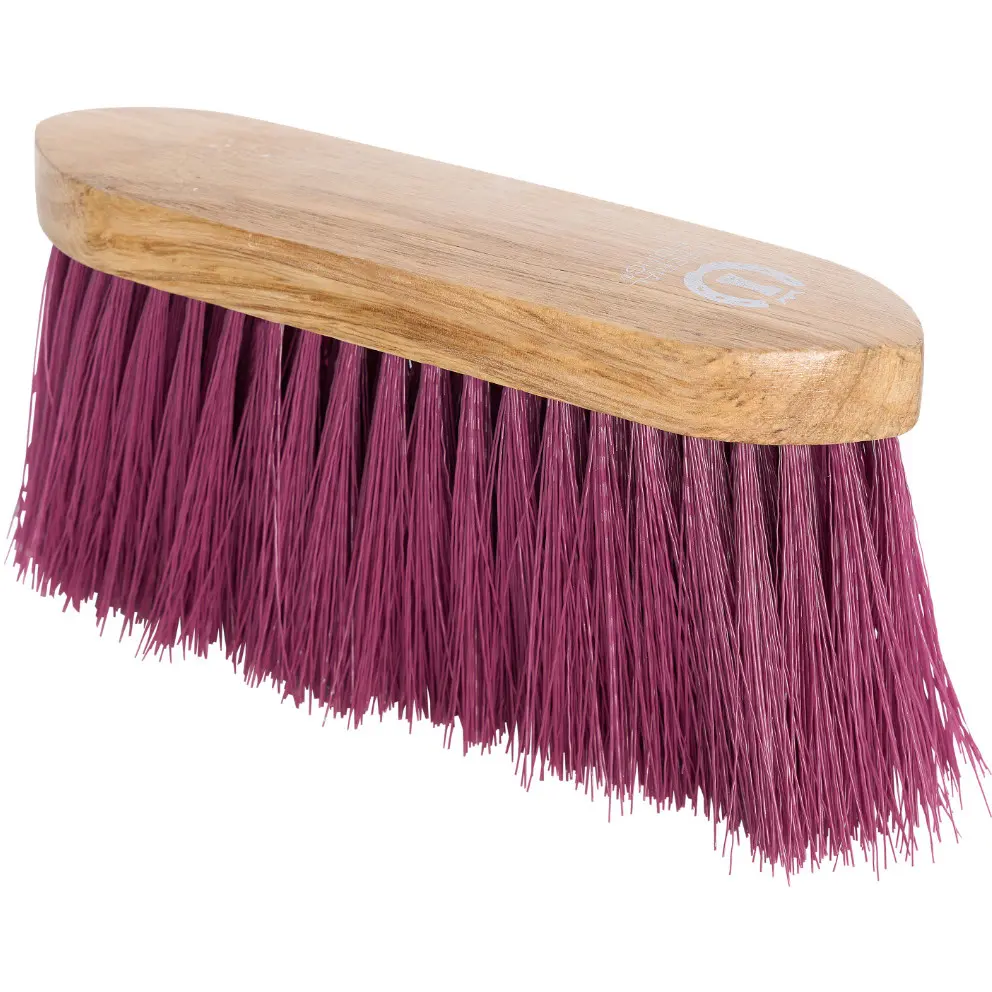 Wurzelbürste langes Nylon Haar mit Holzrücken IRH dark flower