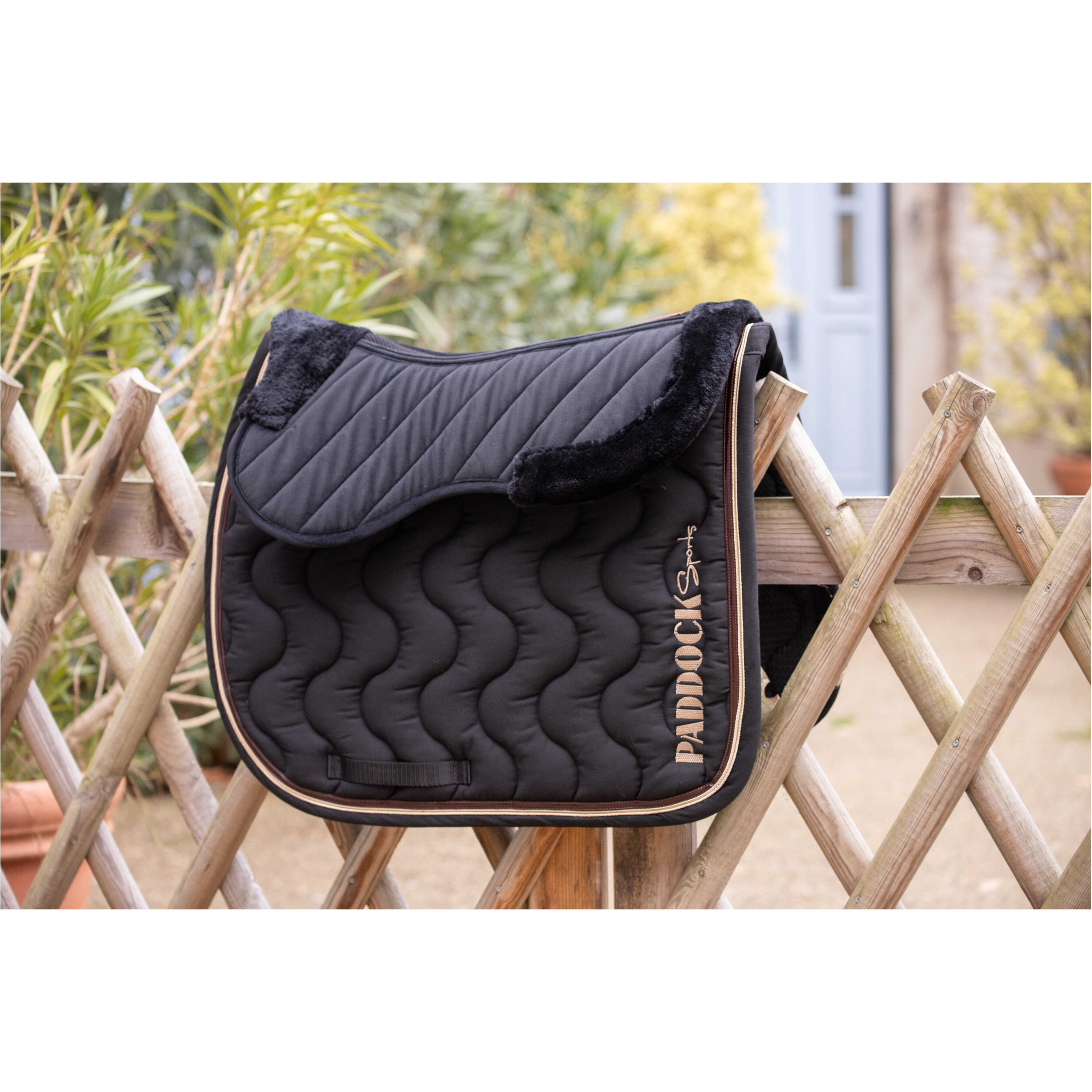 Sattelpad DIAGONAL schwarz Warmblut