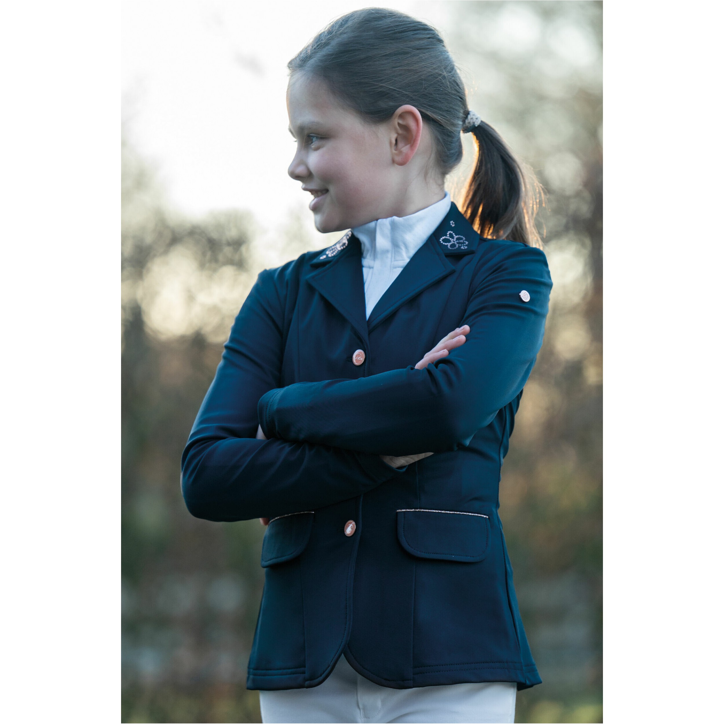 Kinder Turnierjacket FLORA KIDS dunkelblau Kinder Turnierjacket FLORA KIDS dunkelblau