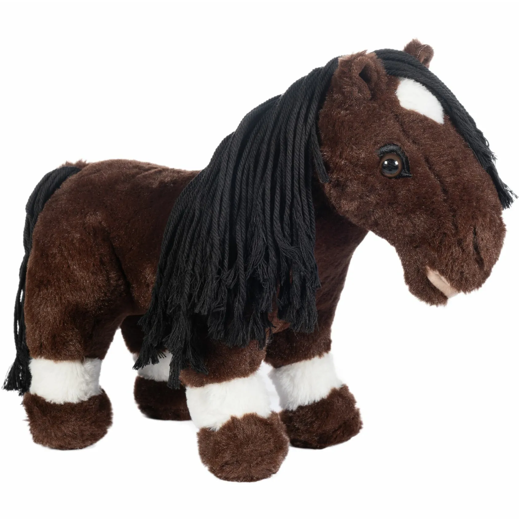 Kuscheltier Cuddle Pony STELLA dunkelbraun