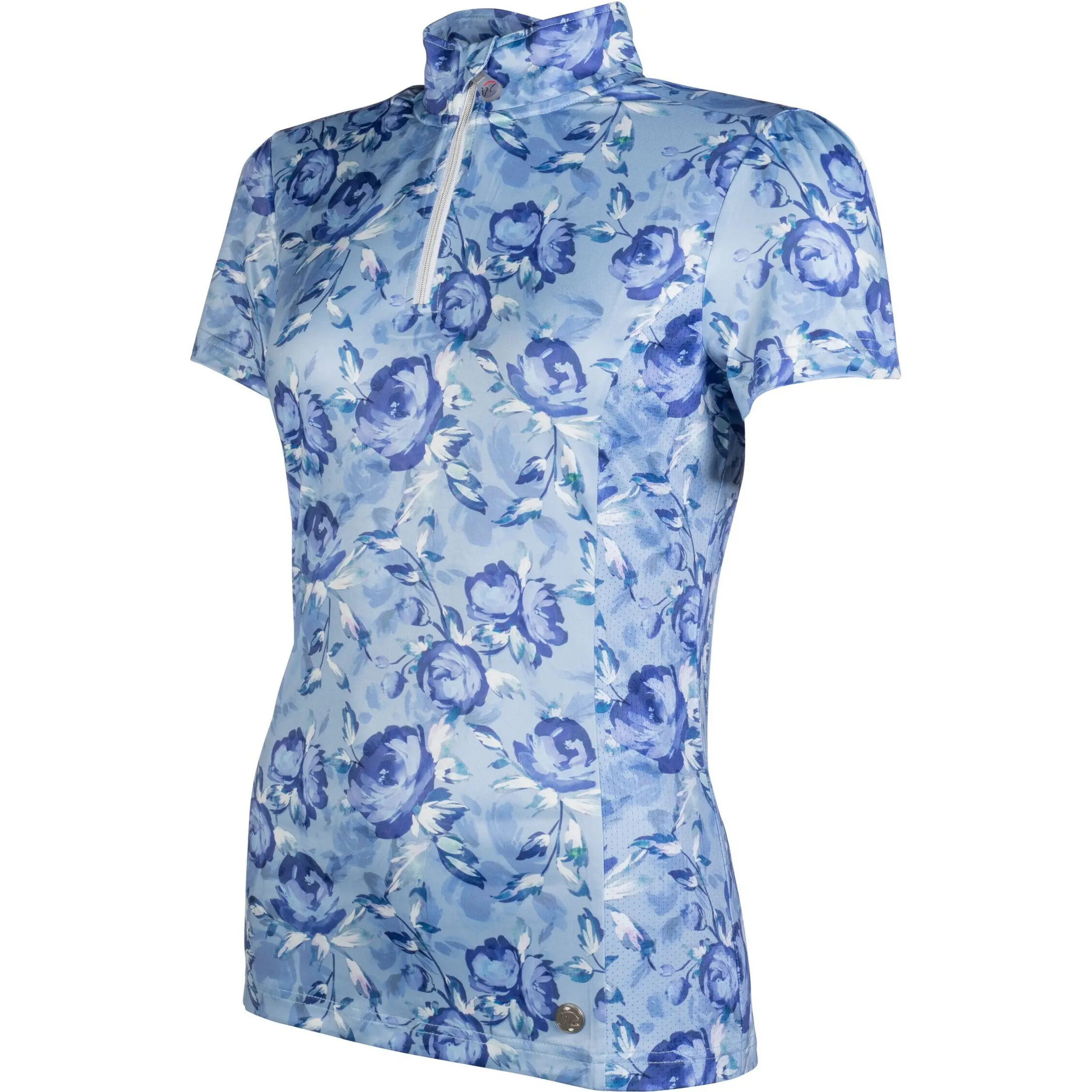 Damen Funktionsshirt CHARLOTTE dunkelblau/hellblau