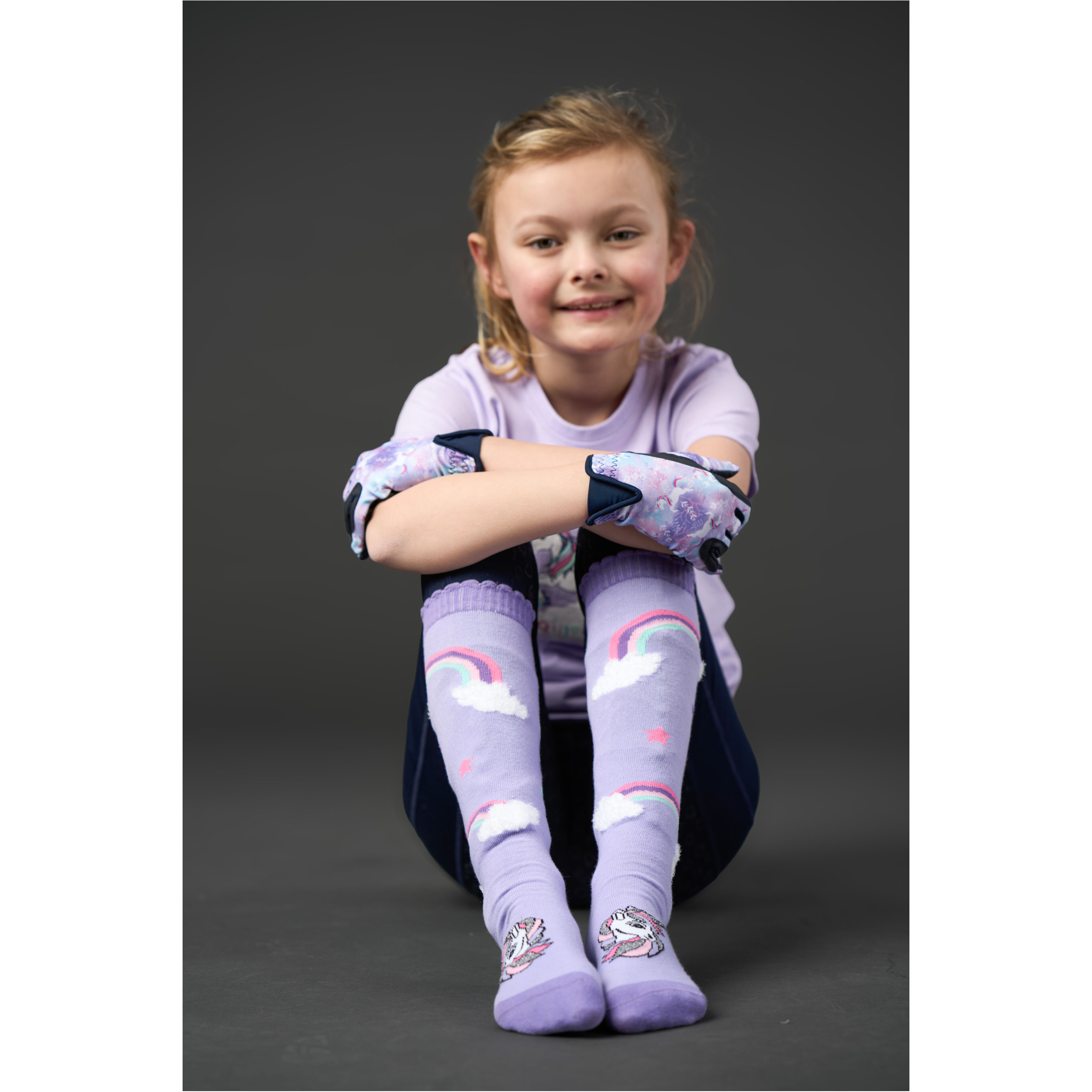 Kinder Reitsocken ALLIE lavender