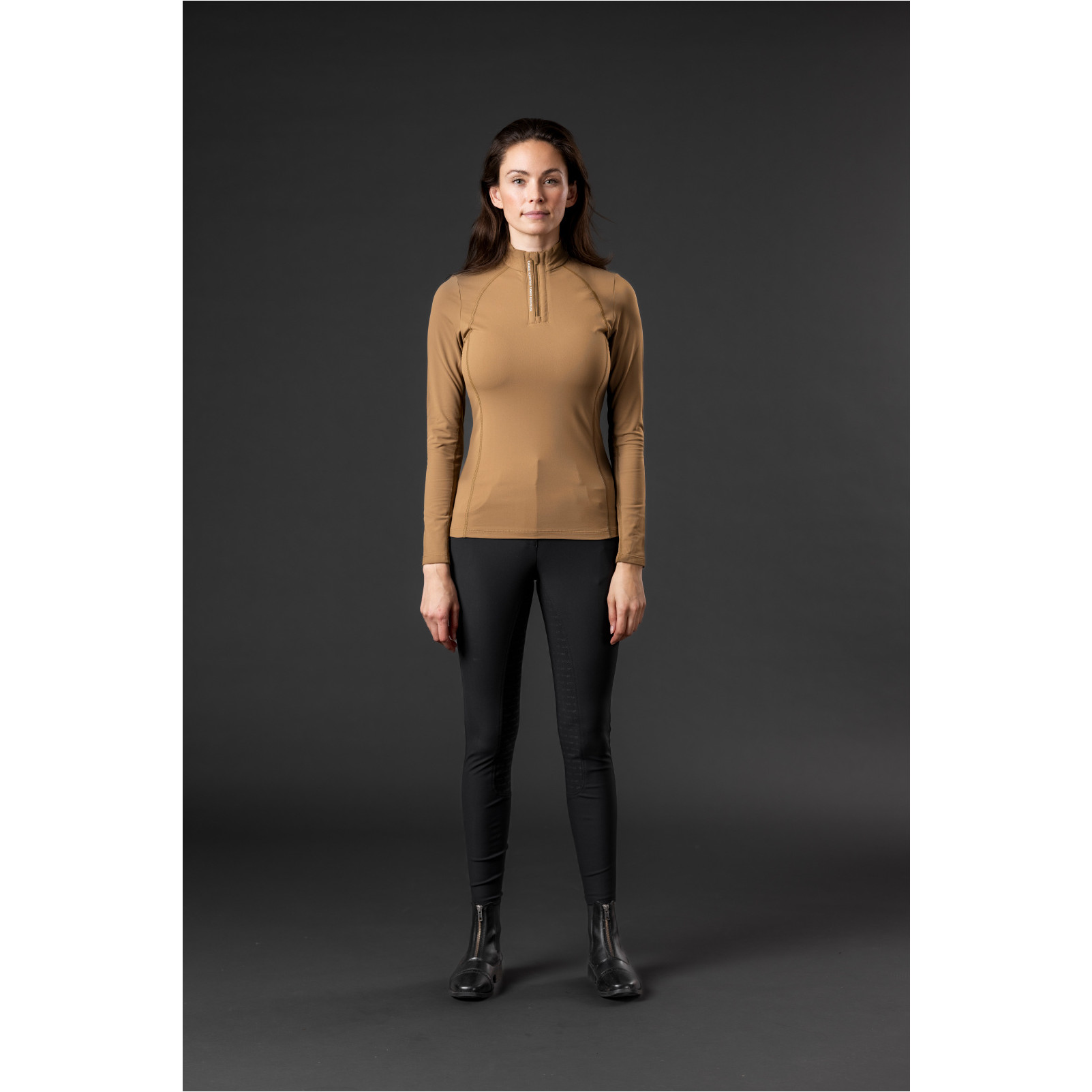 Damen Funktionsshirt Langarm BREE half-zip kangaroo