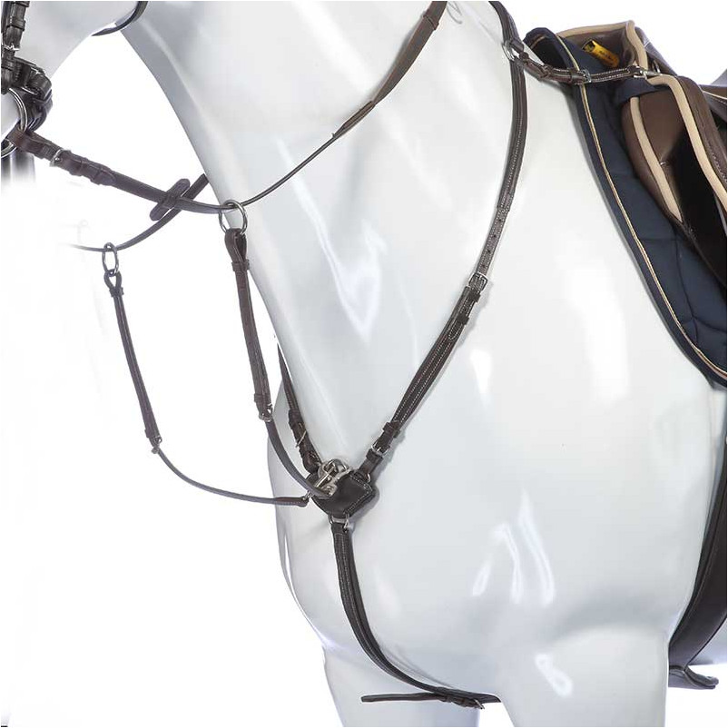 Vorderzeug DEKOR Softleder braun