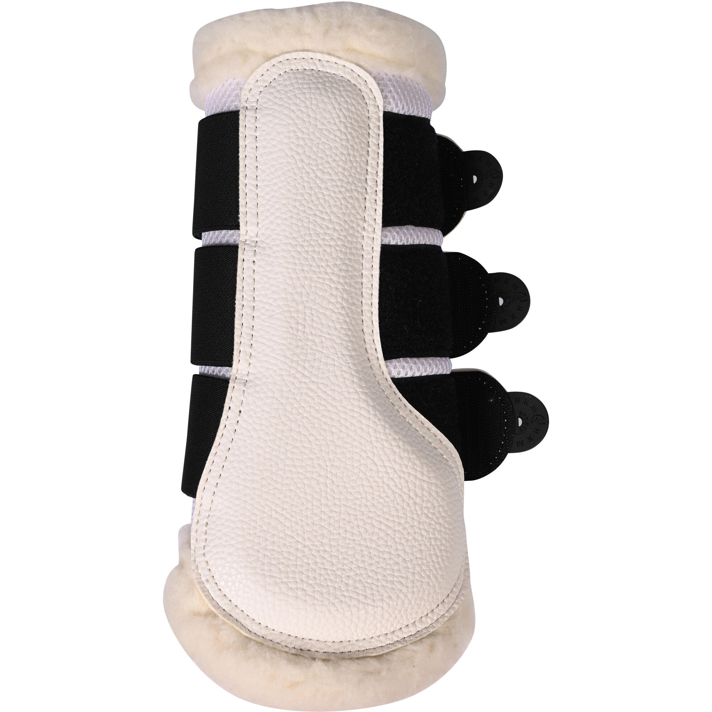 Gamaschen mit Fell COMFORT PREMIUM MESH weiß Gamaschen mit Fell COMFORT PREMIUM MESH weiß