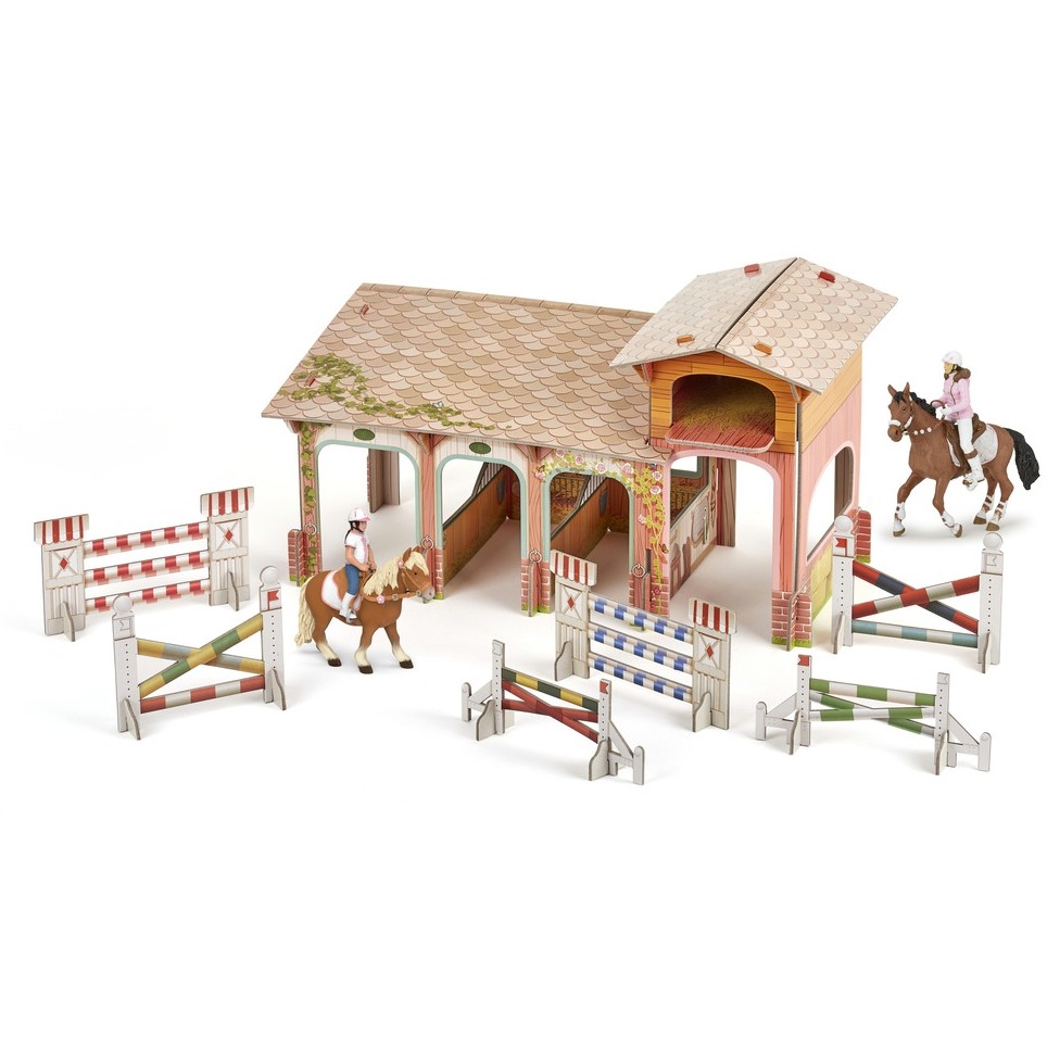 Pony Club mit 4 Figuren
