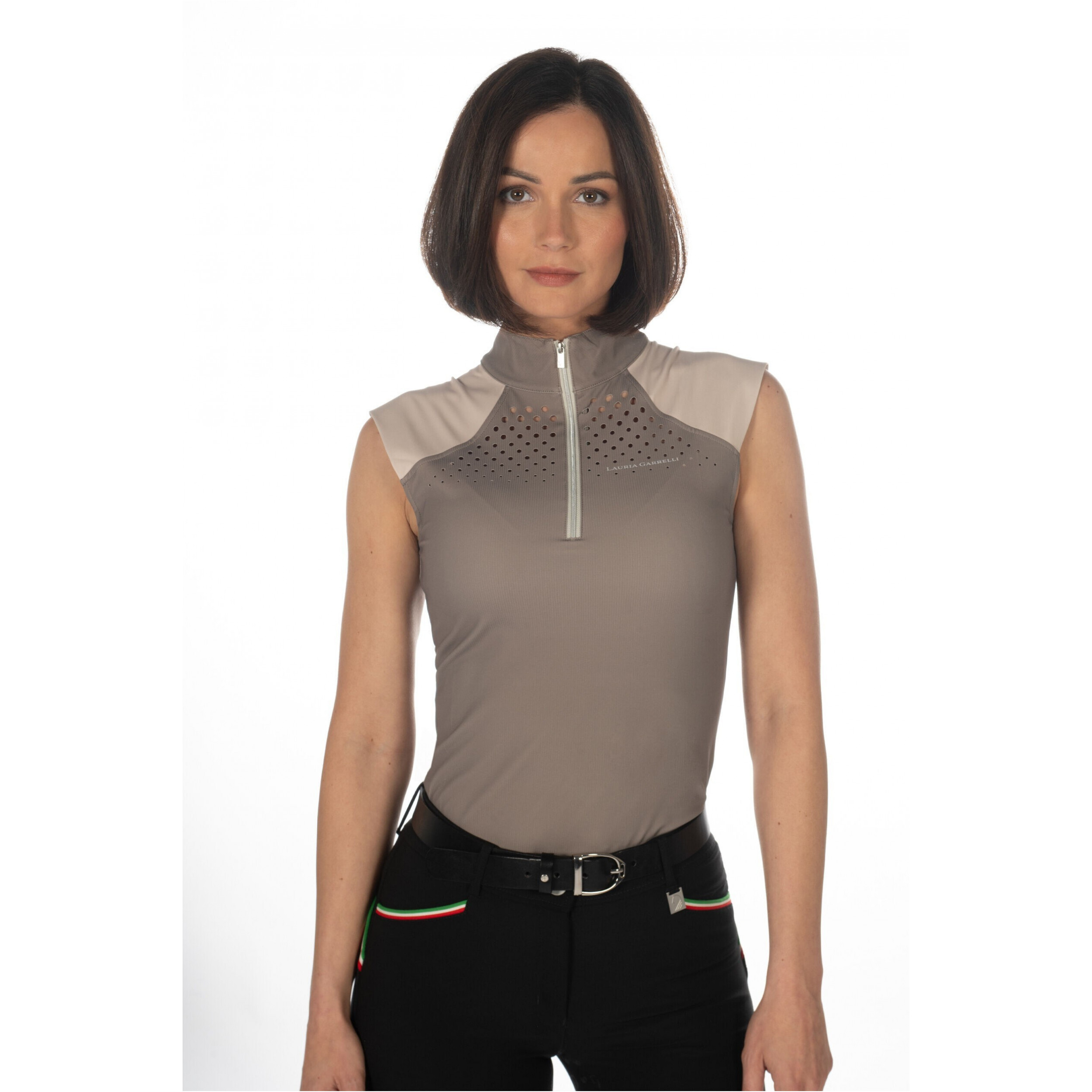 Damen Funktionstop AMALFI taupe/beige