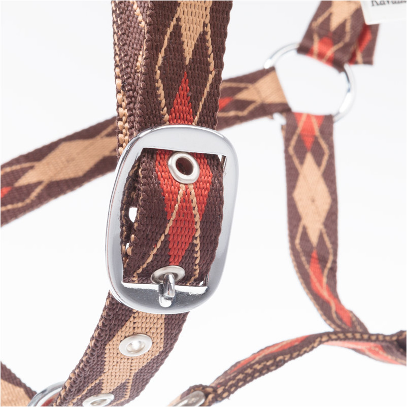 Halfter CLASSIC RAUTE braun/beige/orange