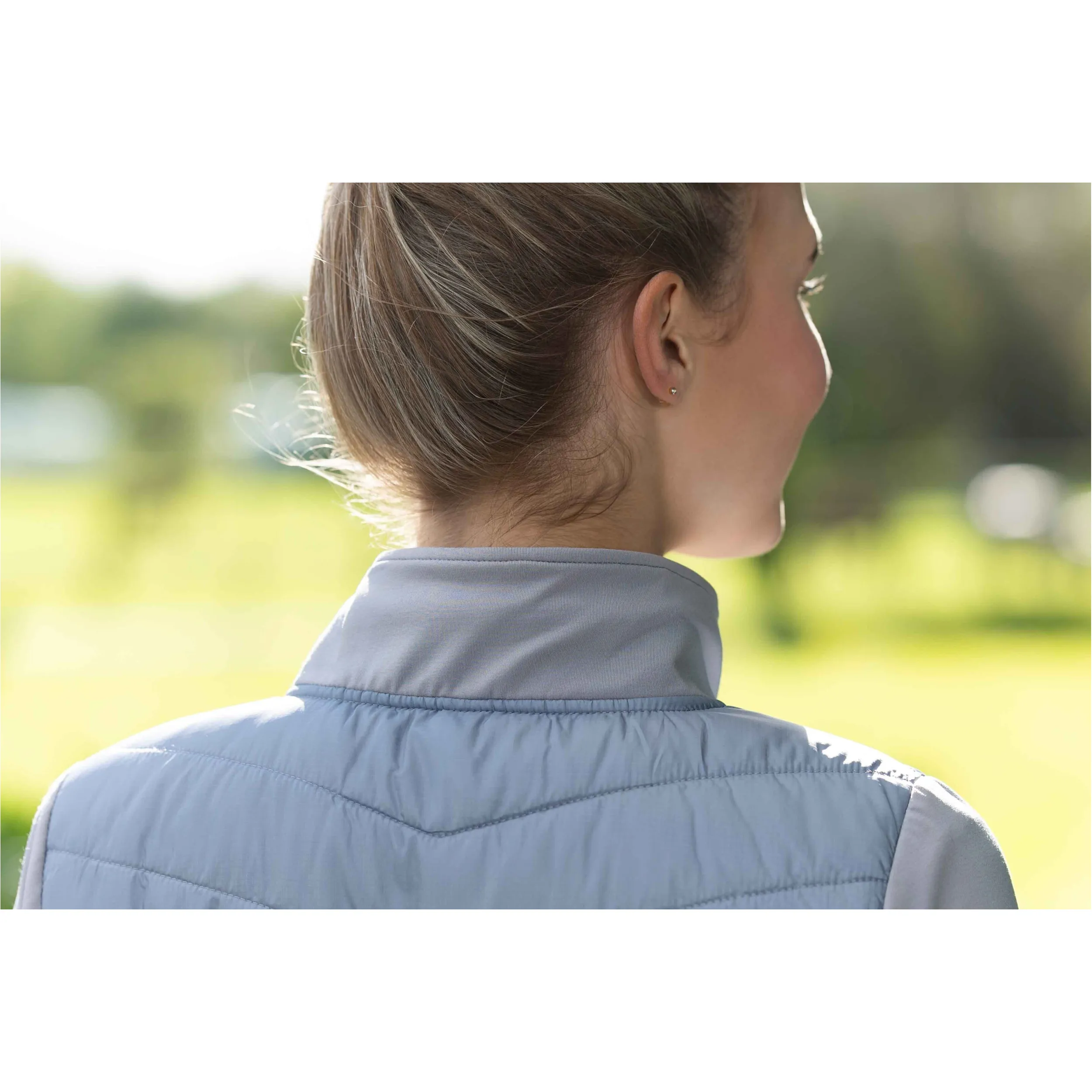 Damen Jersey-/Nylonjacke PRAG STYLE grau/rosegold