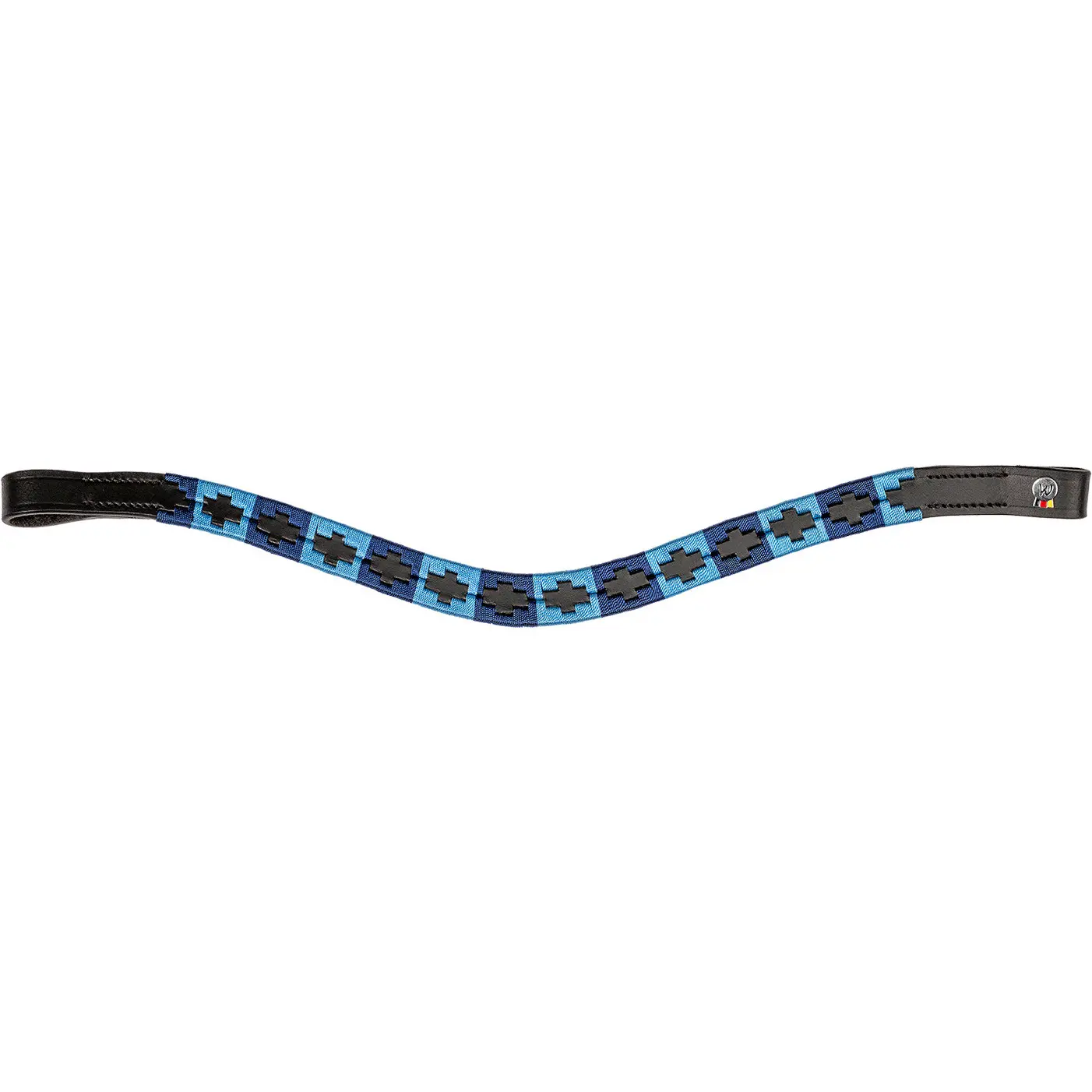 Stirnband POLO X-Line schwarz-blau/hellblau