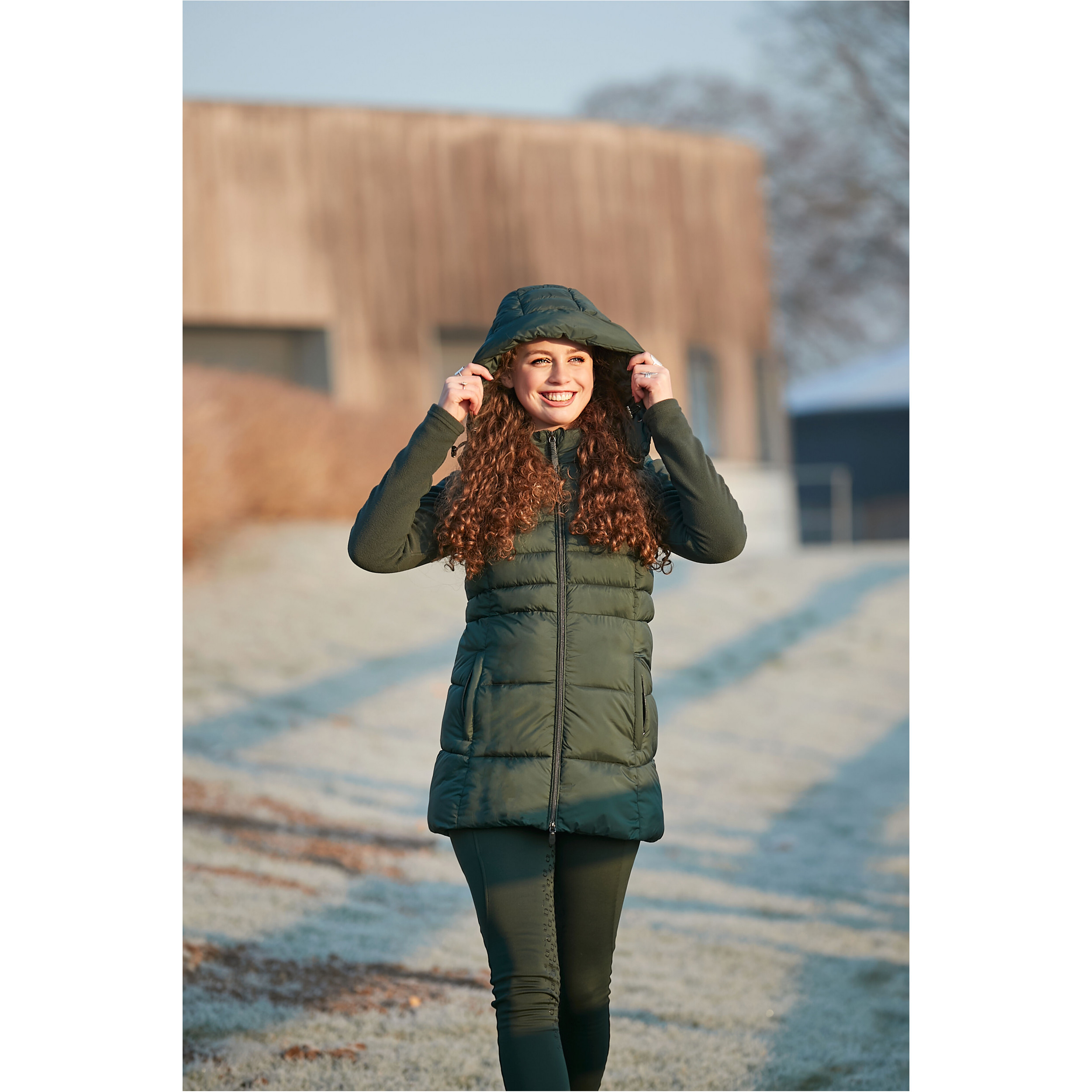 Damen Langweste JILL darkest spruce