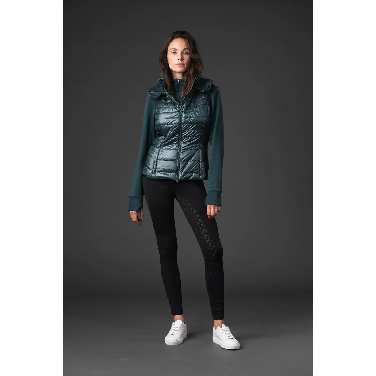 Damen Reitweste mit Kapuze VALENCIA ponderosa pine Damen Reitweste mit Kapuze VALENCIA ponderosa pine