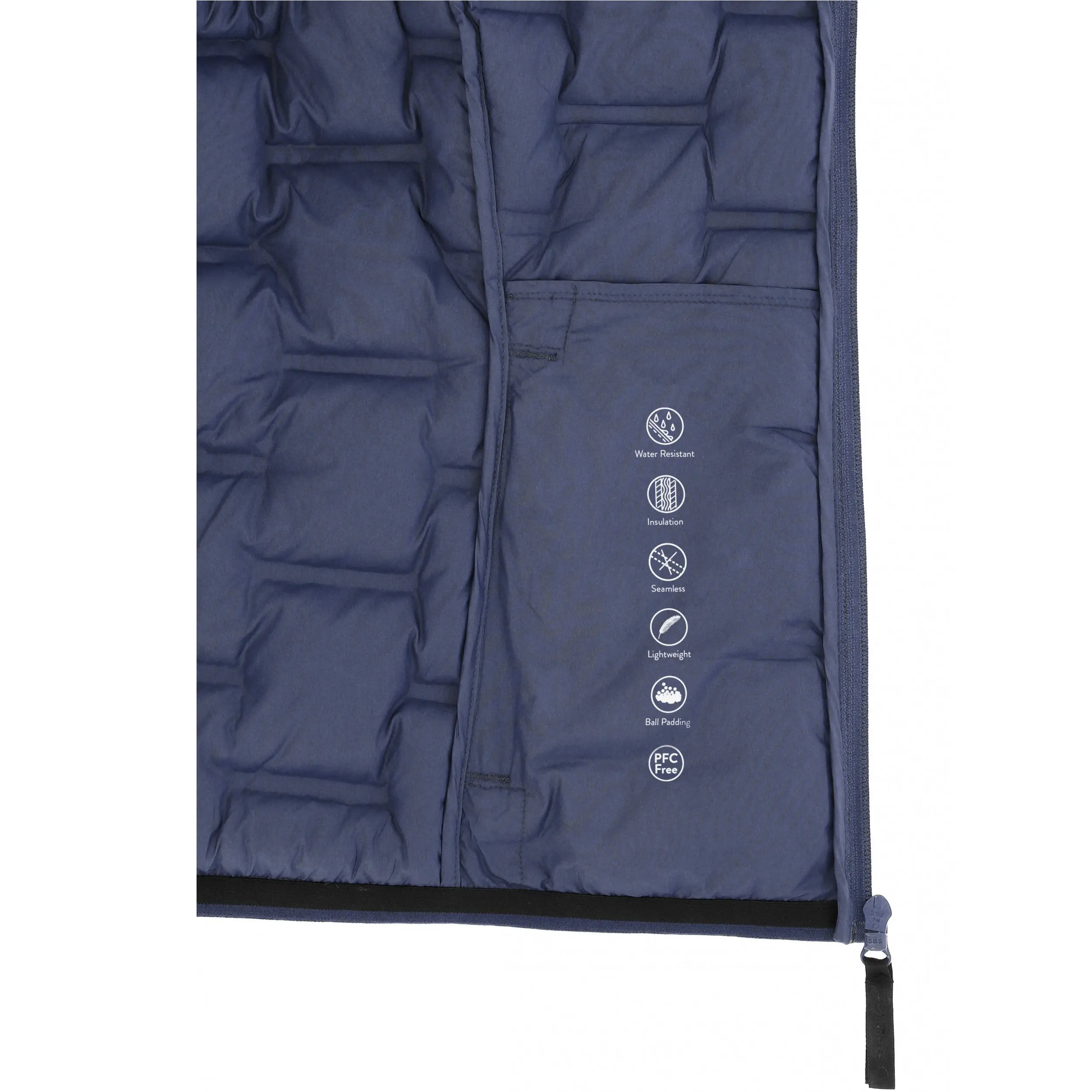 Damen Steppweste Je t'aime AURORE blau/grau Damen Steppweste Je t'aime AURORE blau/grau