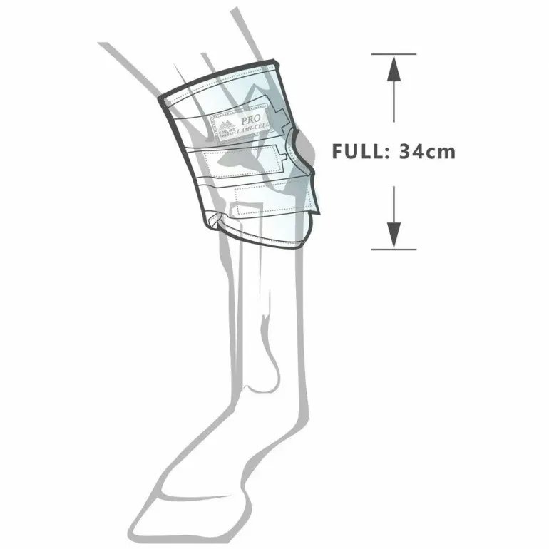 Sprunggelenkschutz ICE BOOTS schwarz/blau