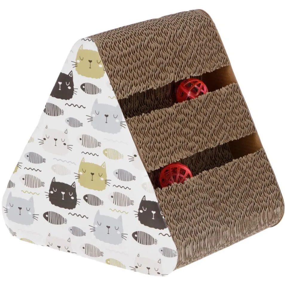 Katzenkratzbrett aus Pappe BOON 22,4x26x26cm