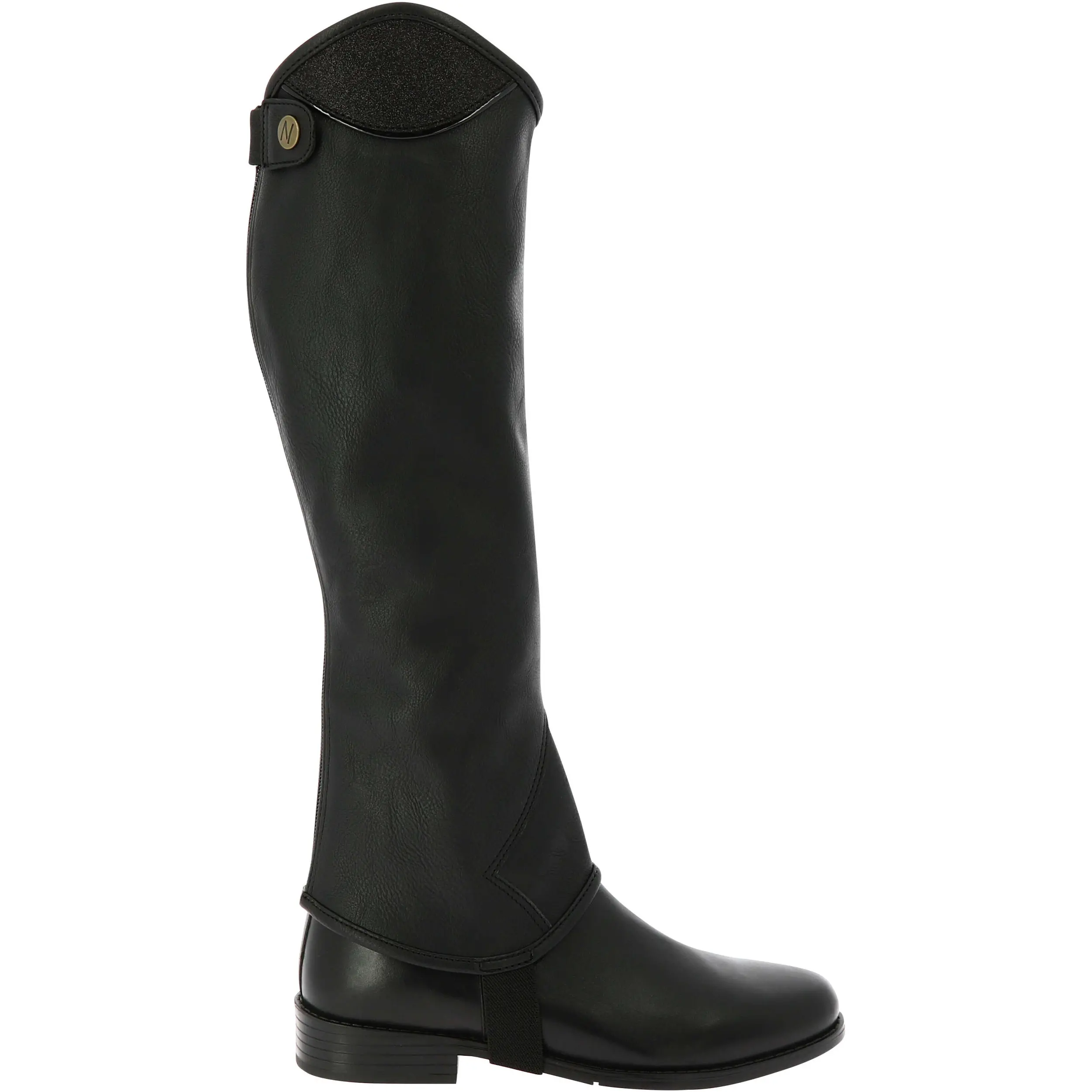 Kinder Mini Chaps GLITTER schwarz