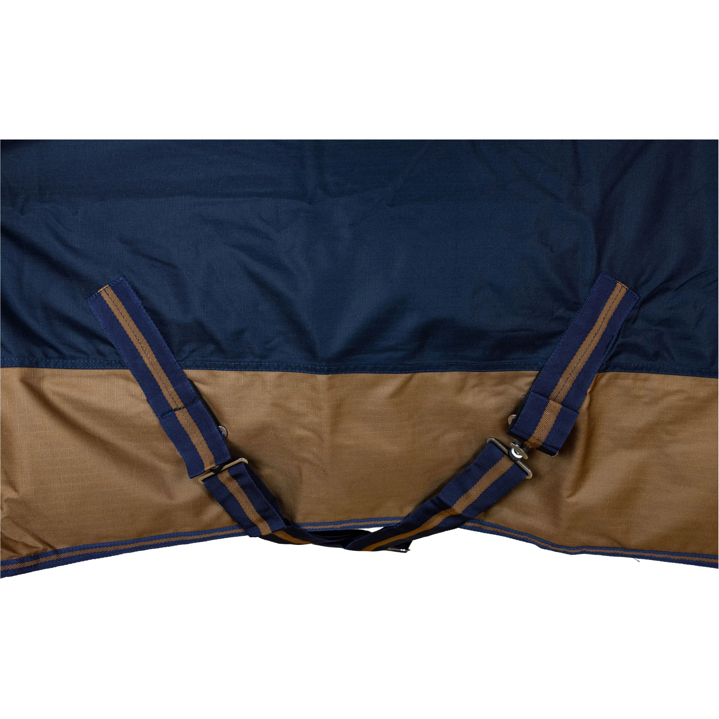 Winterdecke High Neck 200g Füllung 600D BASICLINE dunkelblau/braun Winterdecke High Neck 200g Füllung 600D BASICLINE dunkelblau/braun