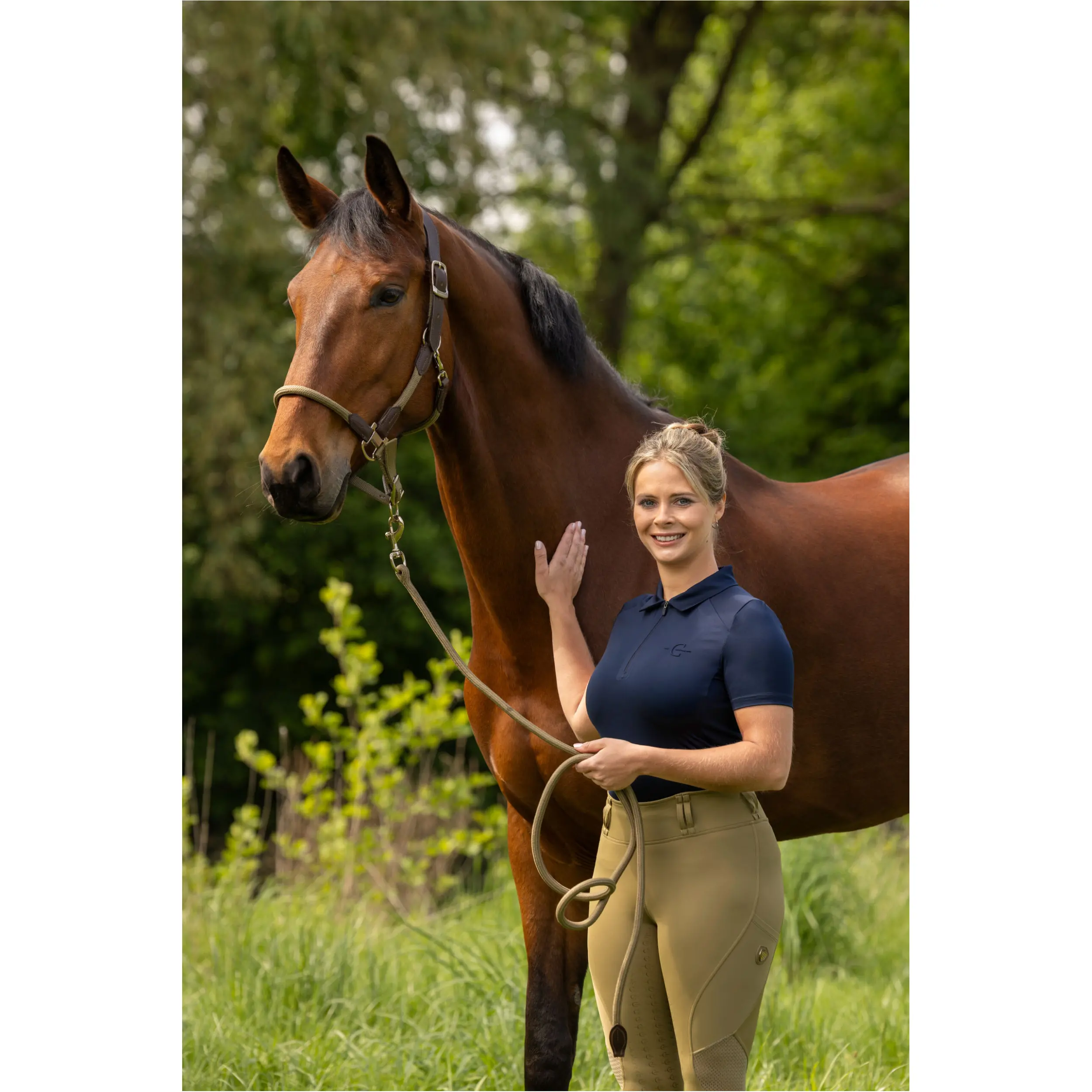 Damen Poloshirt F/S 2026 dark navy