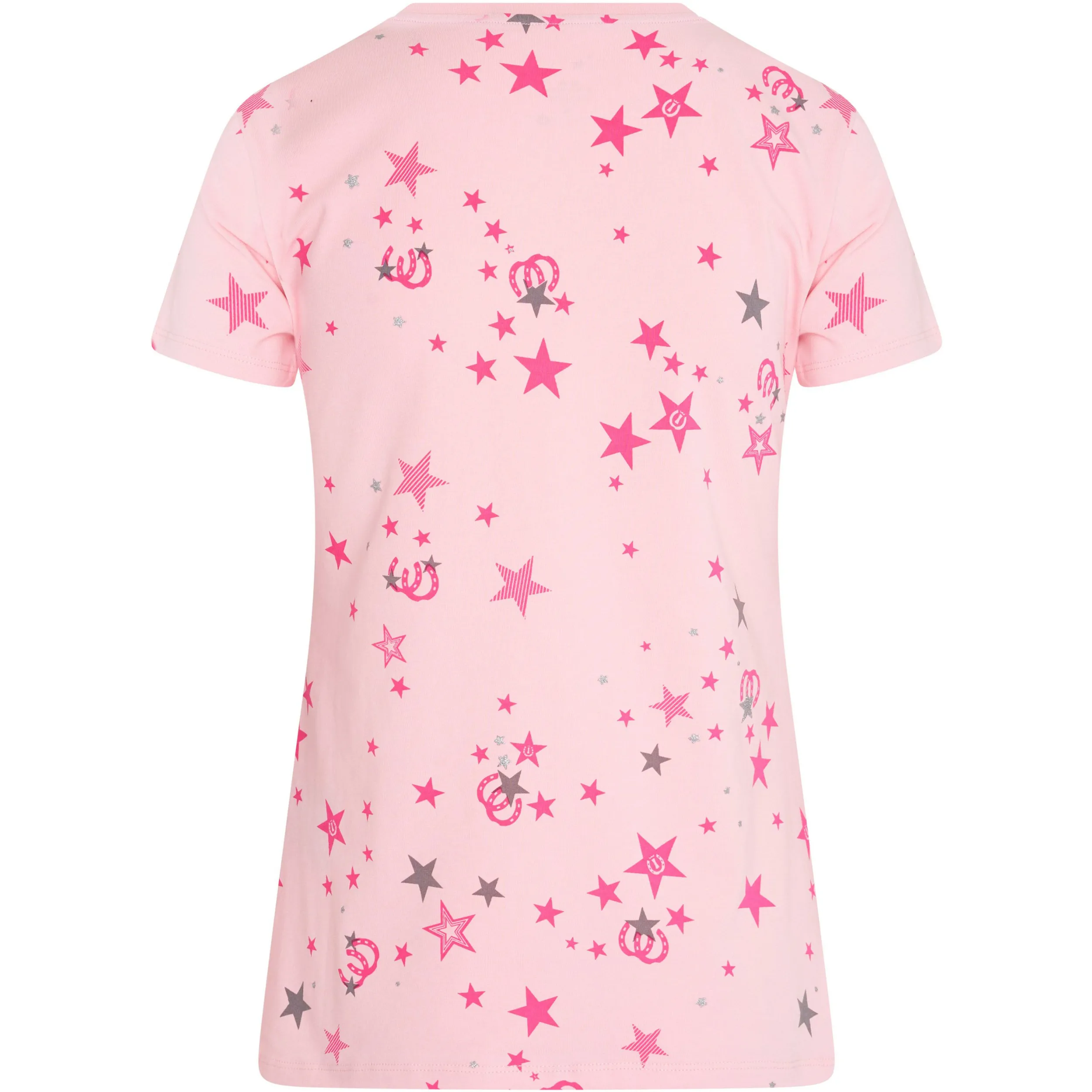 Damen T-Shirt Ride On candy pink