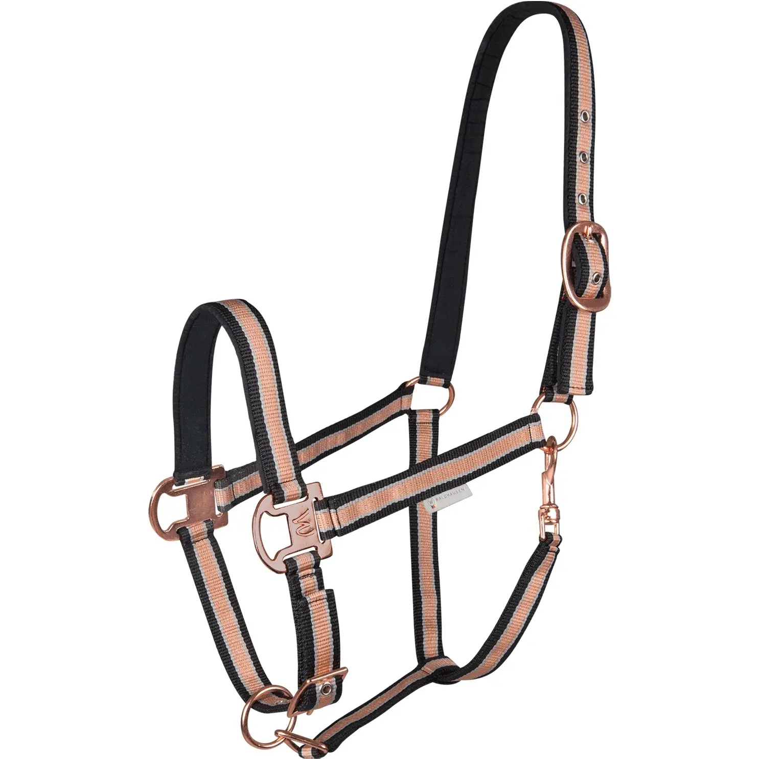 schwarz/rosegold