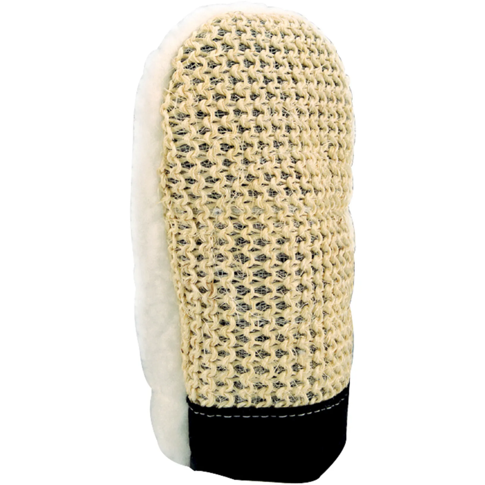 Putzhandschuh Sisal/Wolle