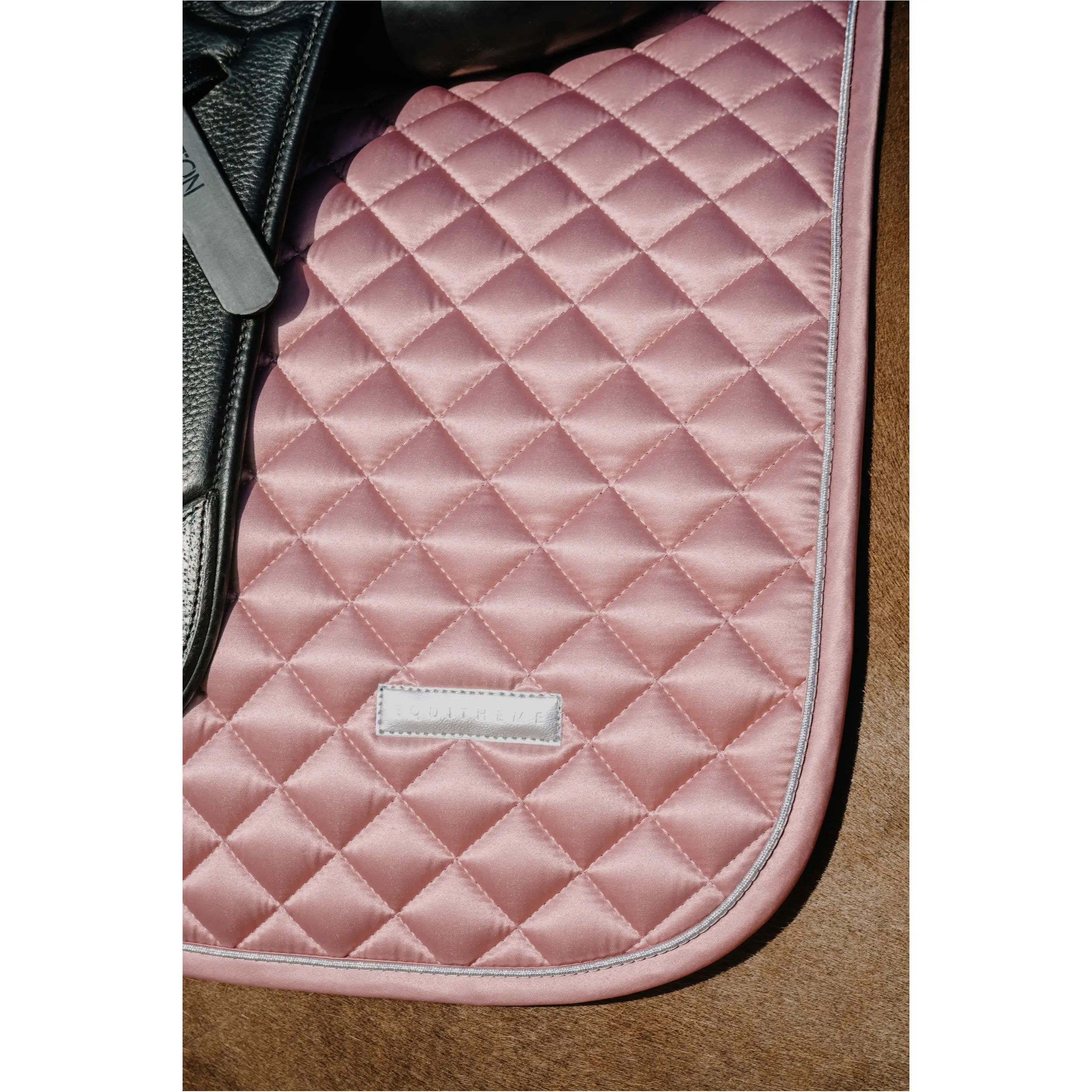 Dressurschabracke NACRE rosa Warmblut