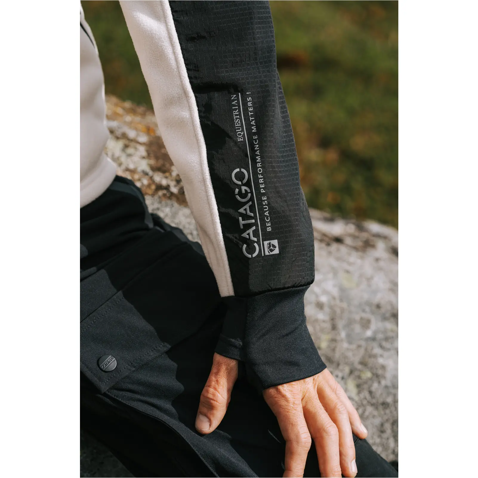 Herren Fleecereitjacke NEIL sandshell Herren Fleecereitjacke NEIL sandshell