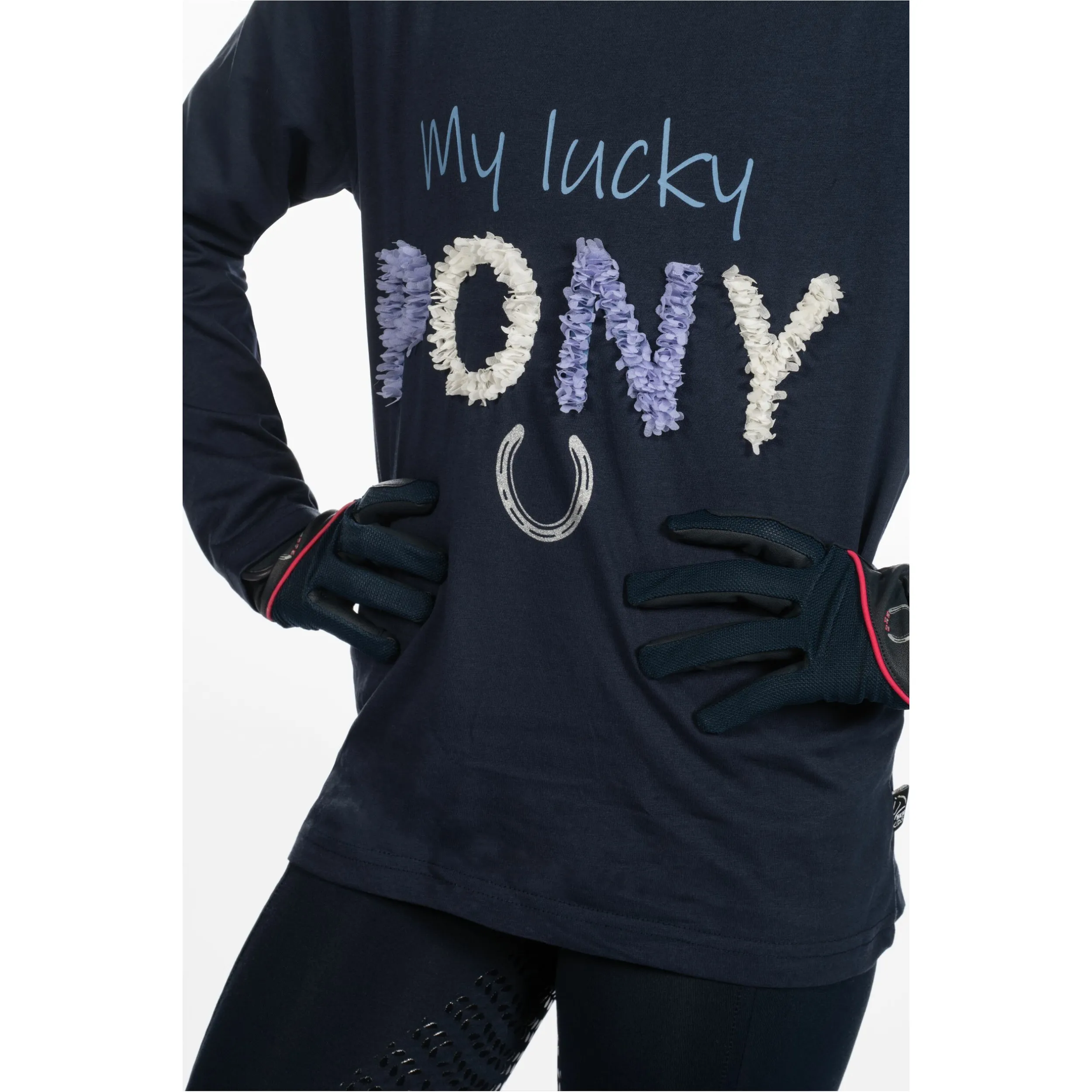 Kinder Langarmshirt AYMEE dunkelblau