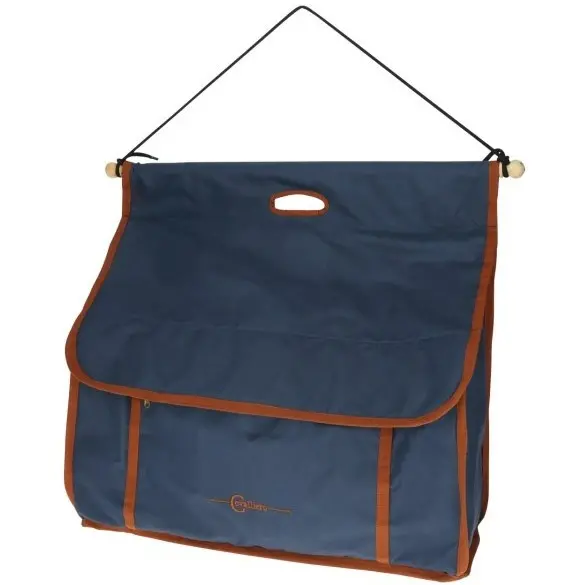 Boxentasche MILANO navy/camel 66x25x60cm