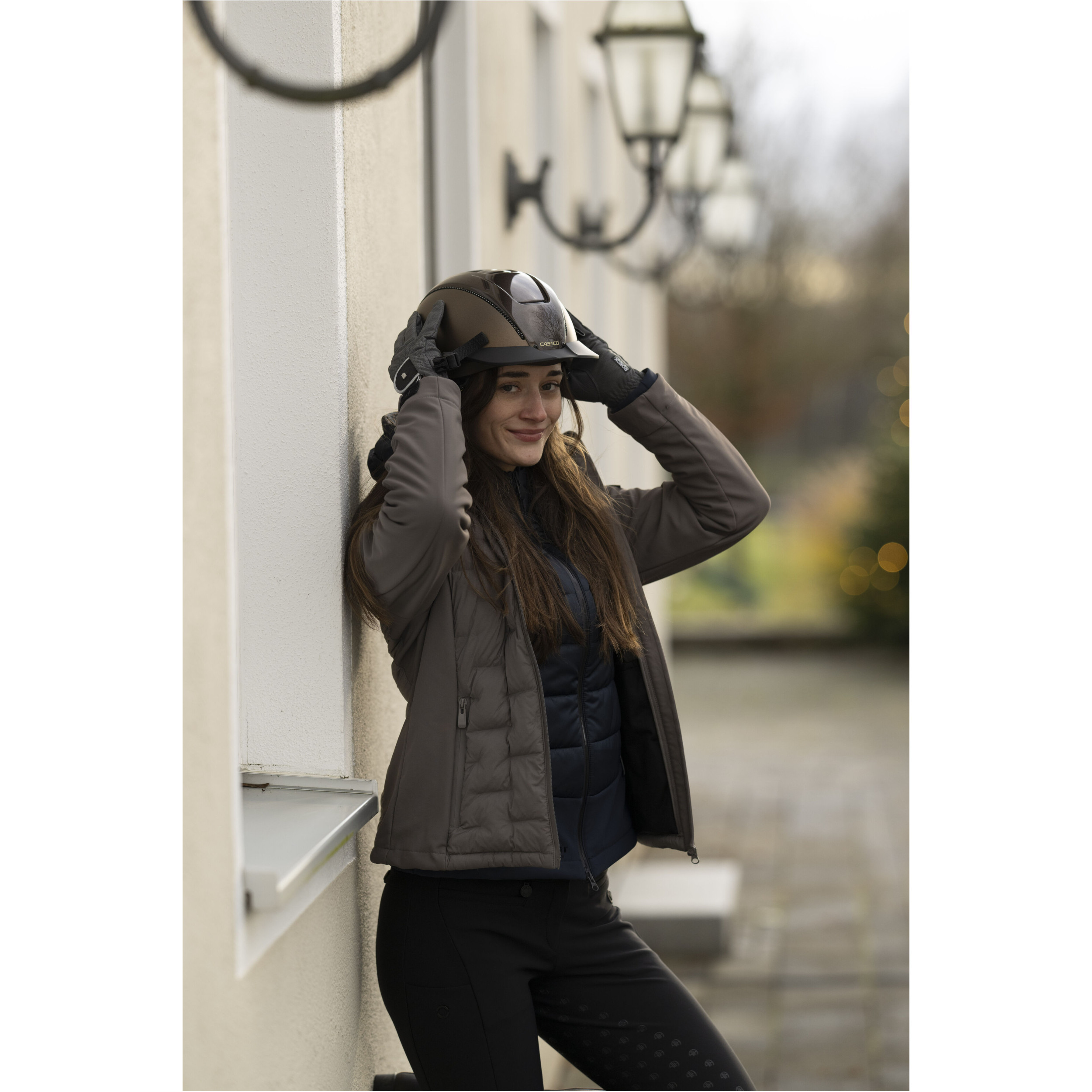 Winter Reithandschuhe MALTA anthrazit/silber