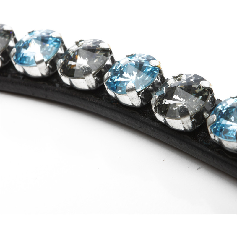 Stirnband DIAMOND schwarz/hellblau/grau