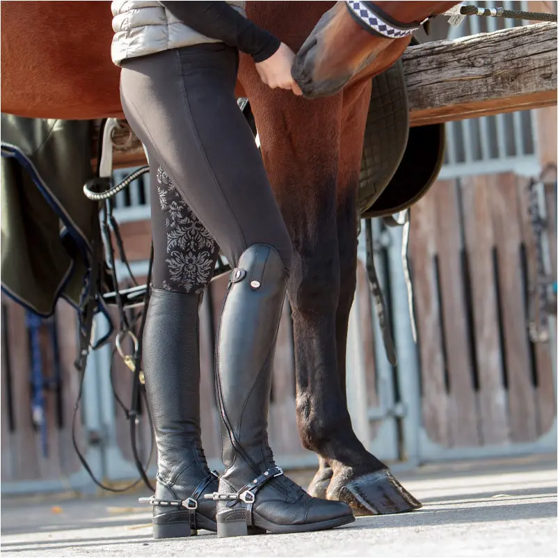 Reitstiefel MAXIMUS Echtleder schwarz