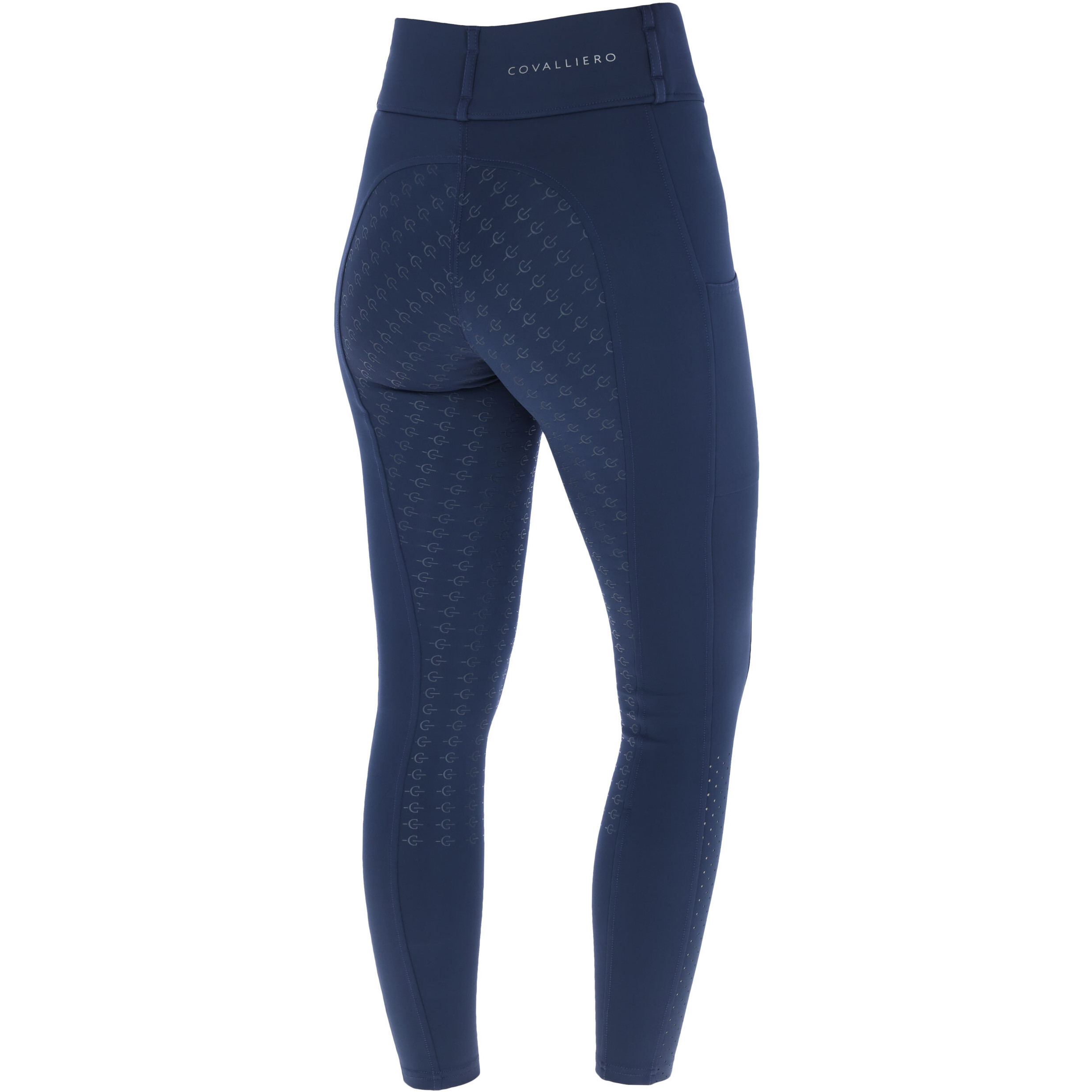 Damen Reitleggings Silikon Vollbesatz COMPRESSION F/S 2025 dark navy