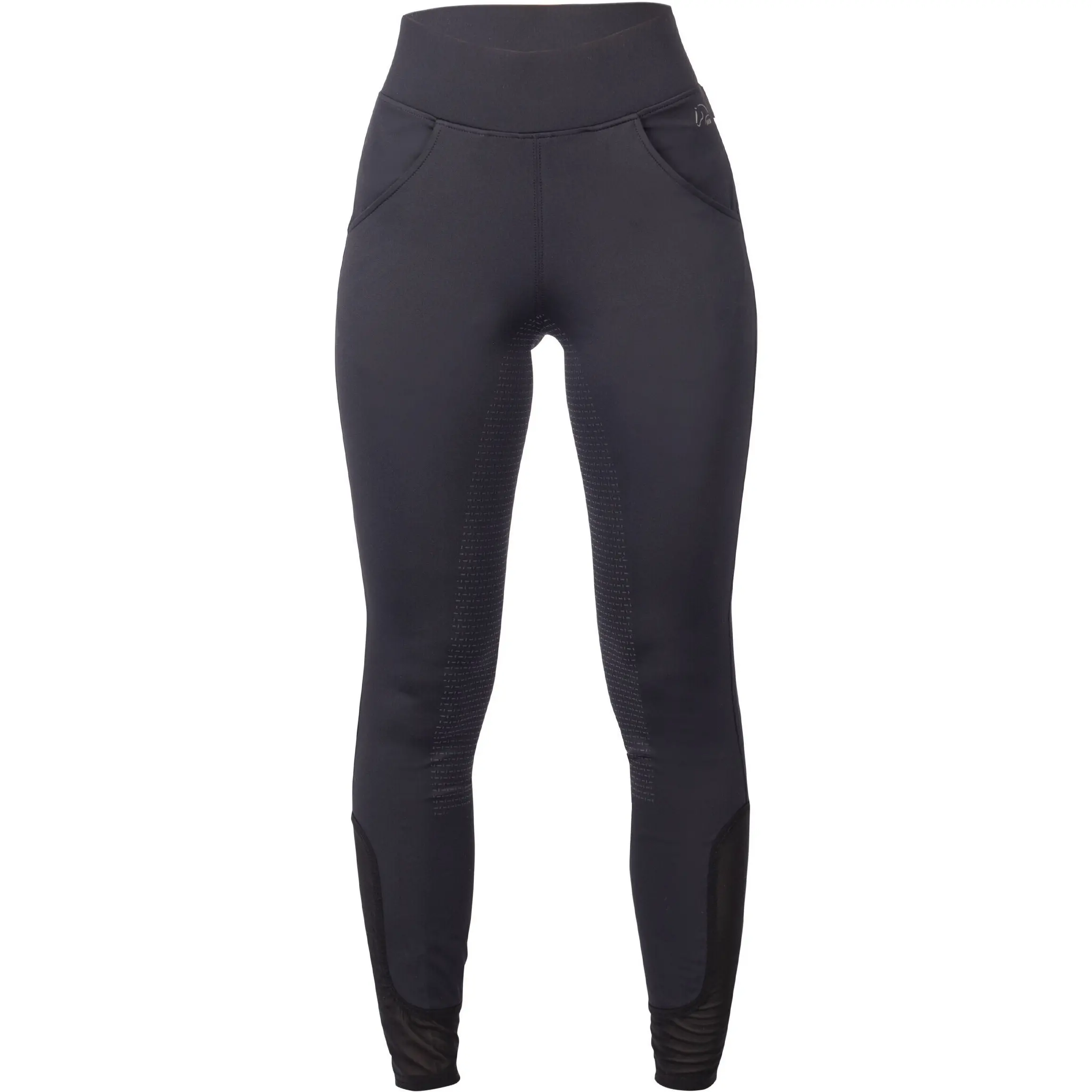 Damen Reitleggings Silikon Vollbesatz TAMMY dunkelblau