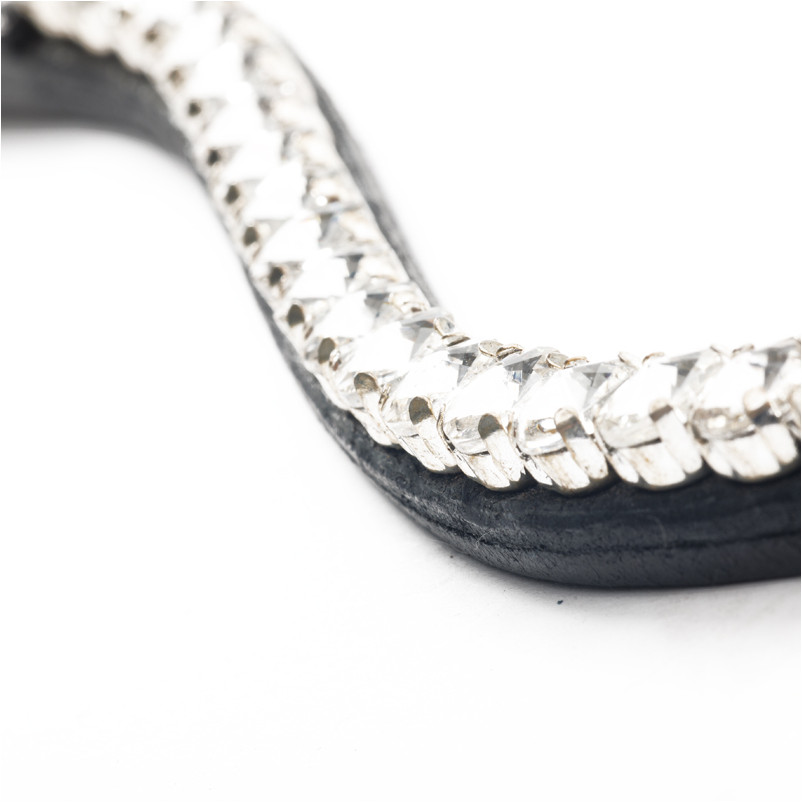 Stirnband FLEURY schwarz/weiß