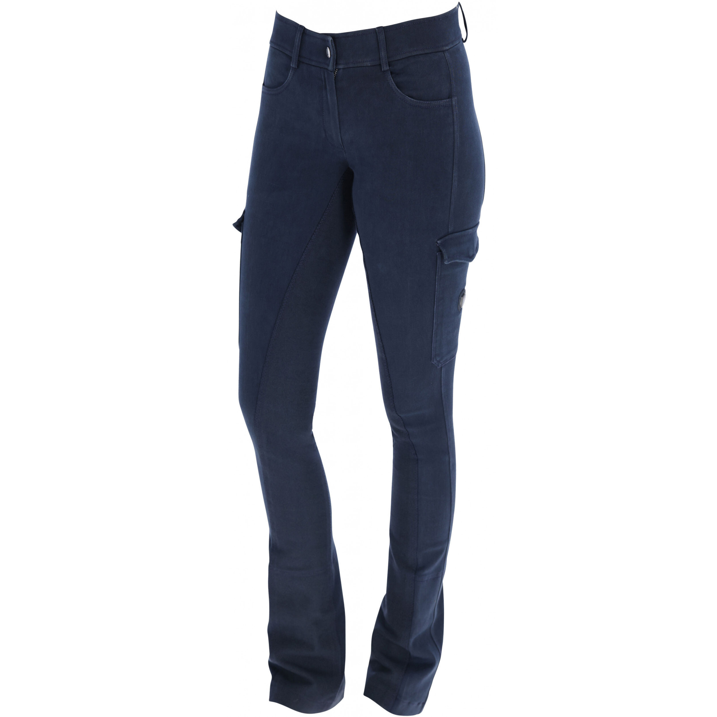 Damen Jodhpur Reithose Vollbesatz BASIC PLUS navy
