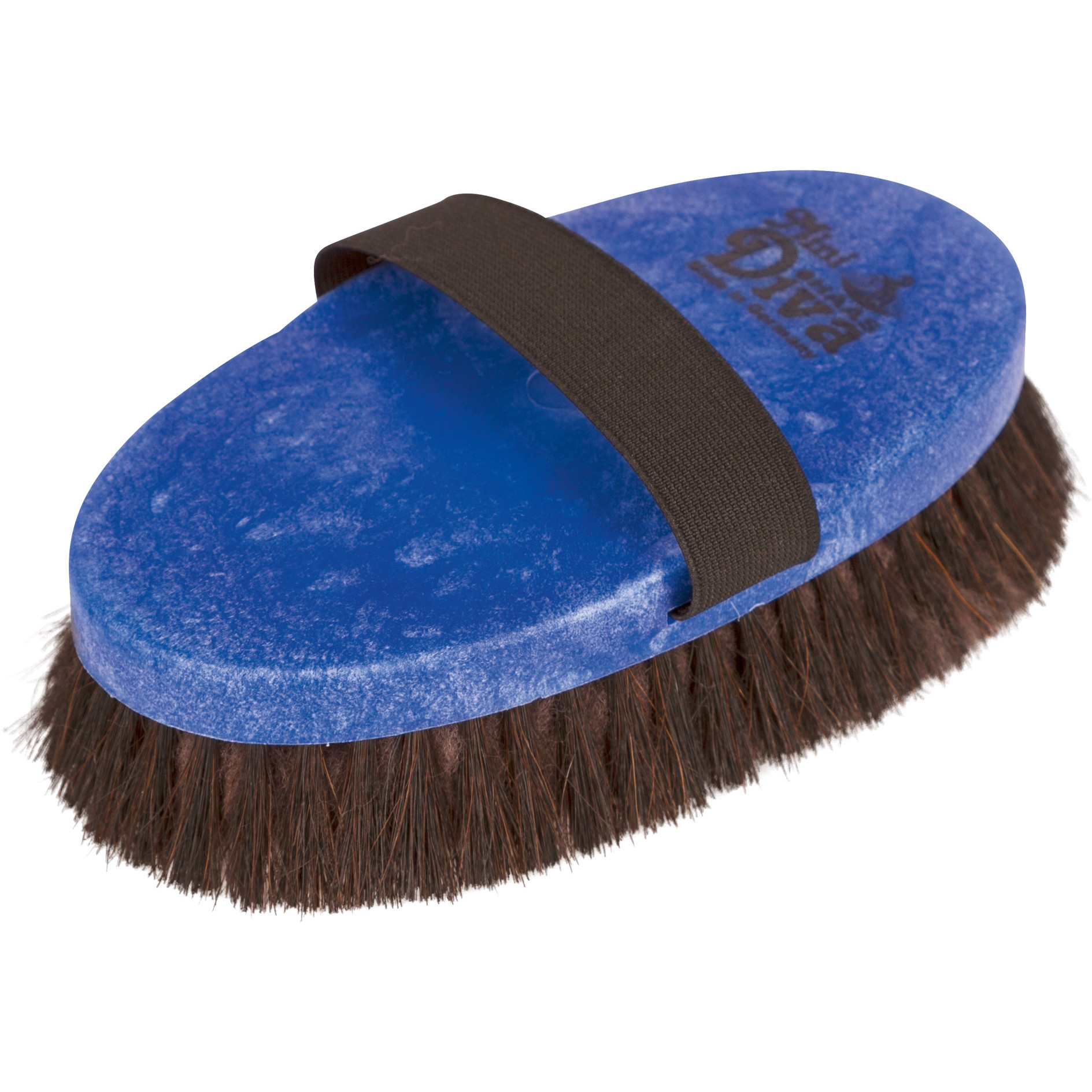 Lammfellbürste MINI DIVA blau