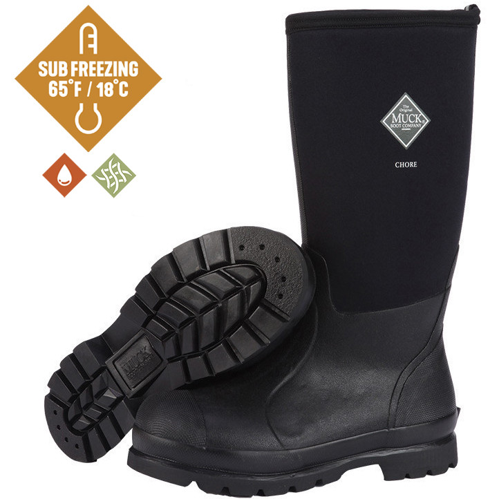 Gummistiefel CHORE HIGH schwarz