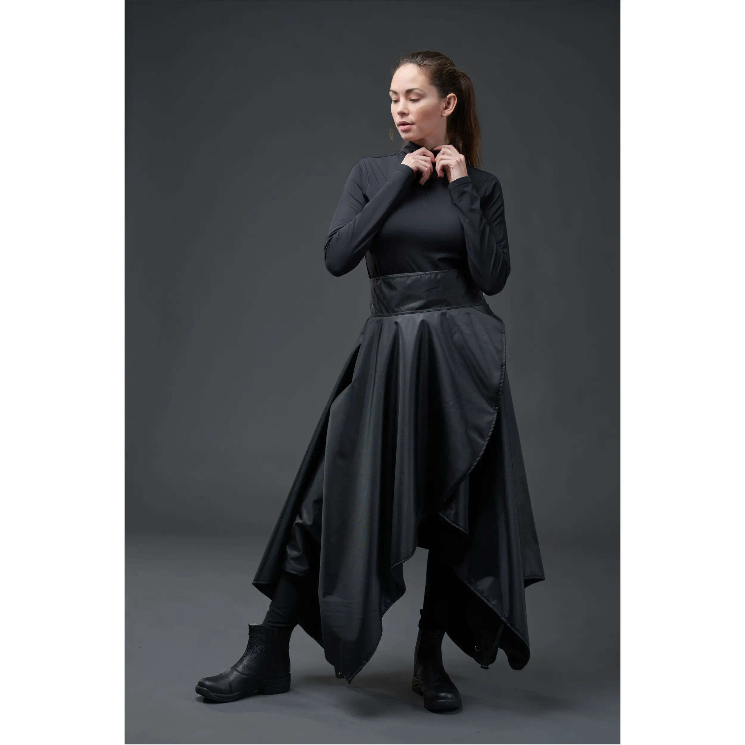 Winter Damen Reitrock LAURIE schwarz