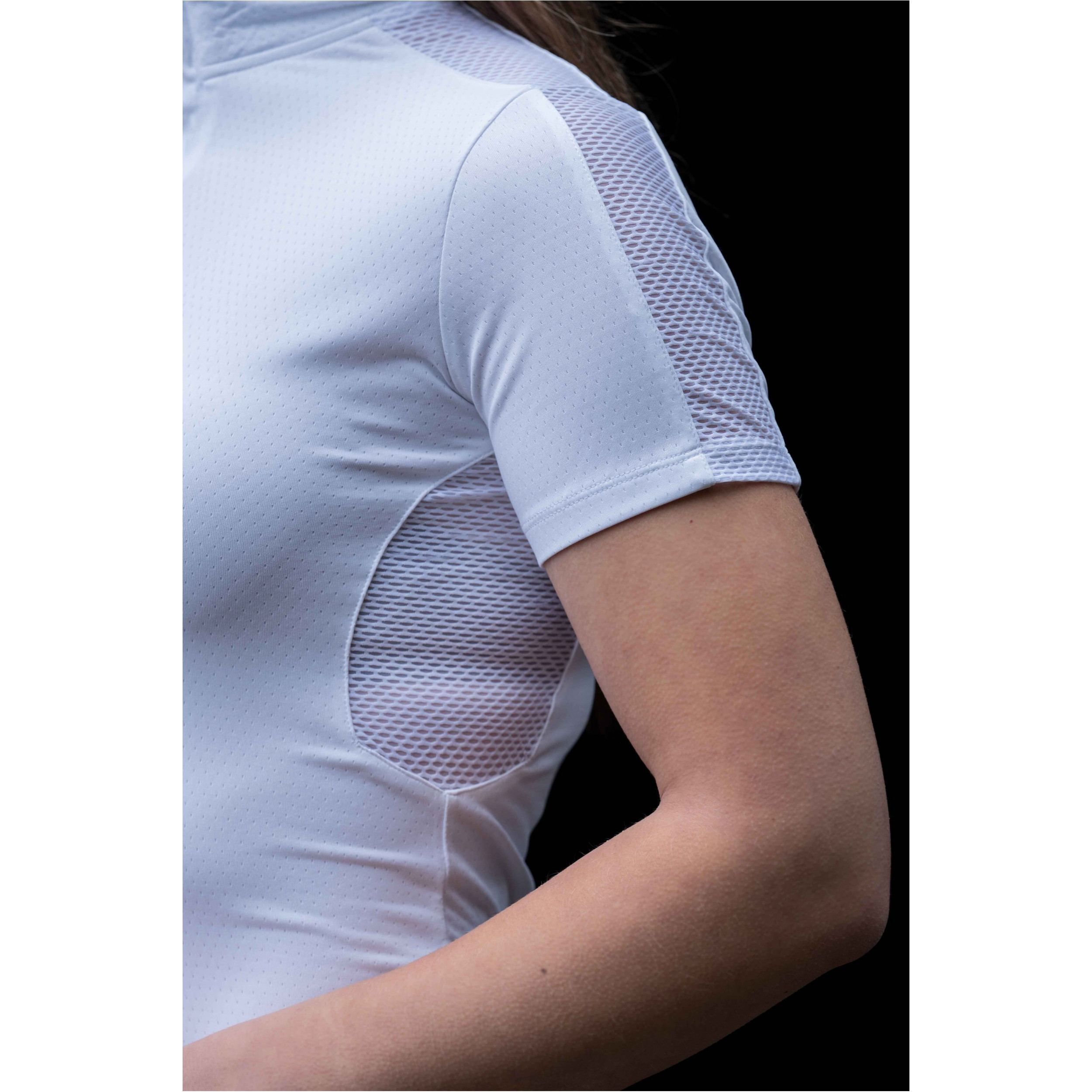 Damen Funktionsshirt Kurzarm HUNTER weiß
