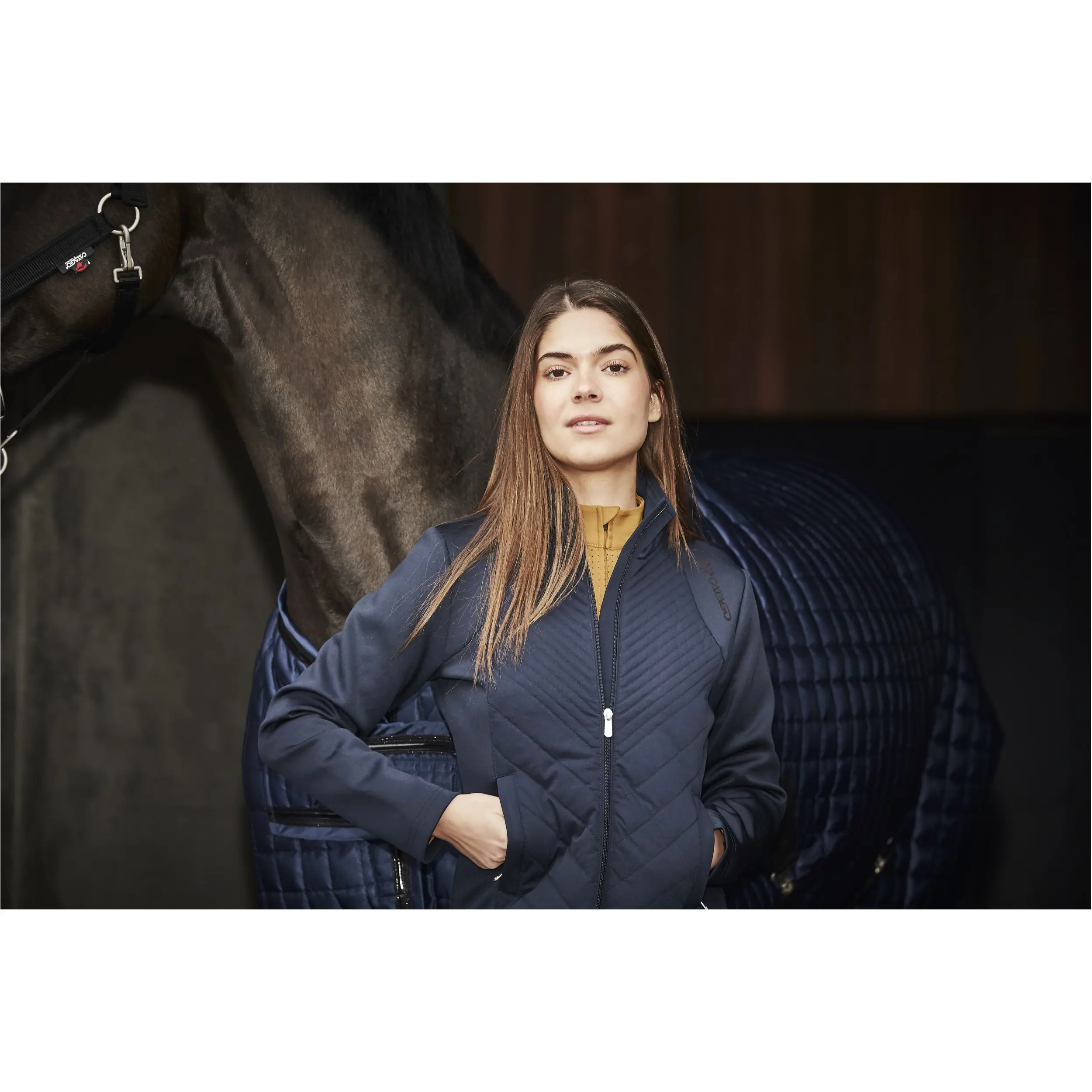 Damen Softshelljacke SELMA blau