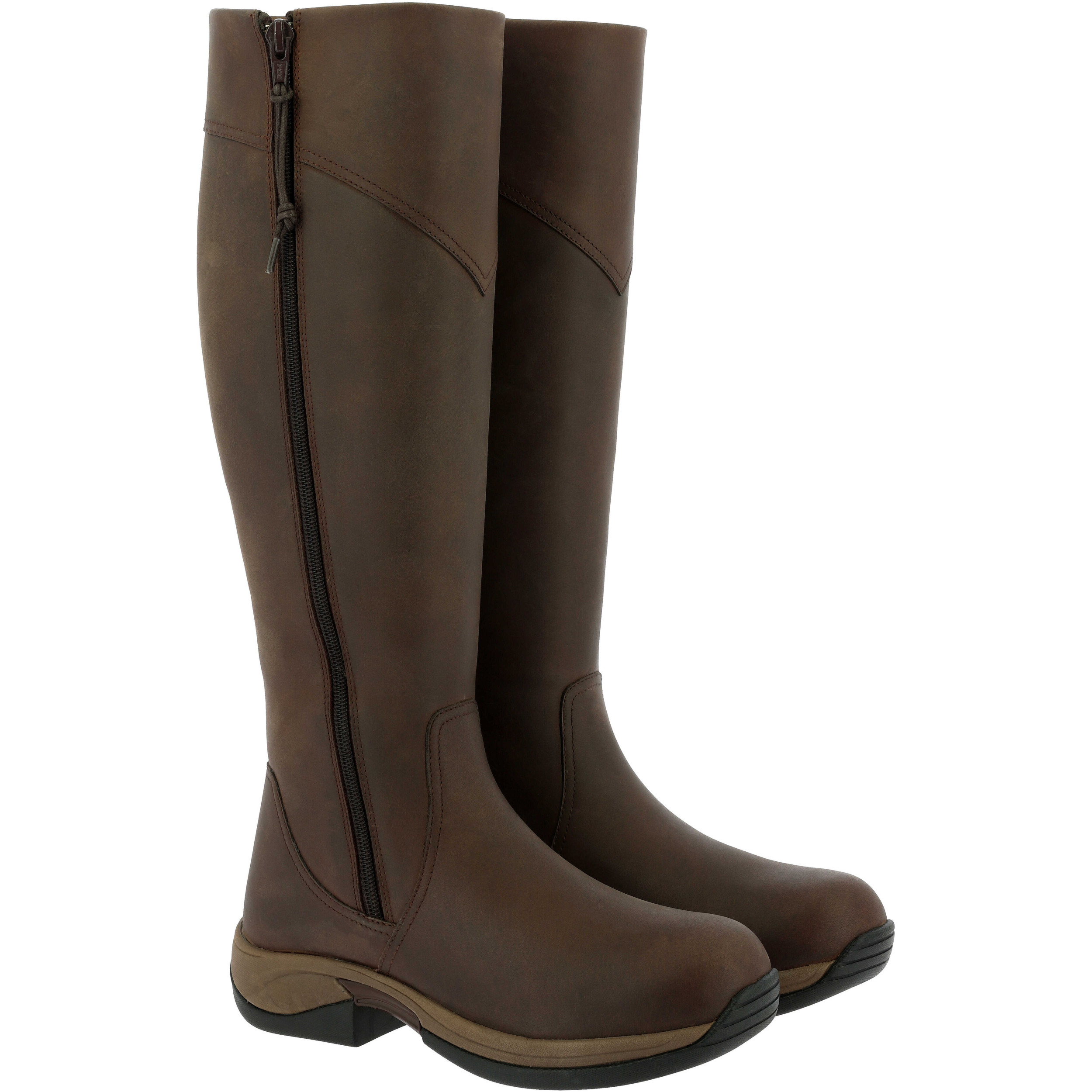 Damen Lederstiefel RANDO braun