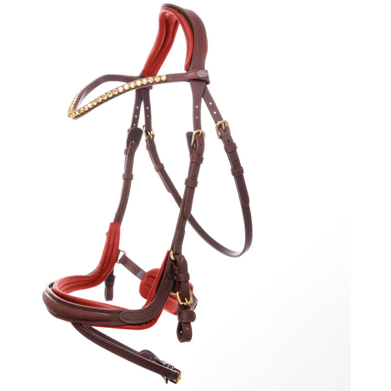 Lederpolster-Set CALIANO CERRA rot