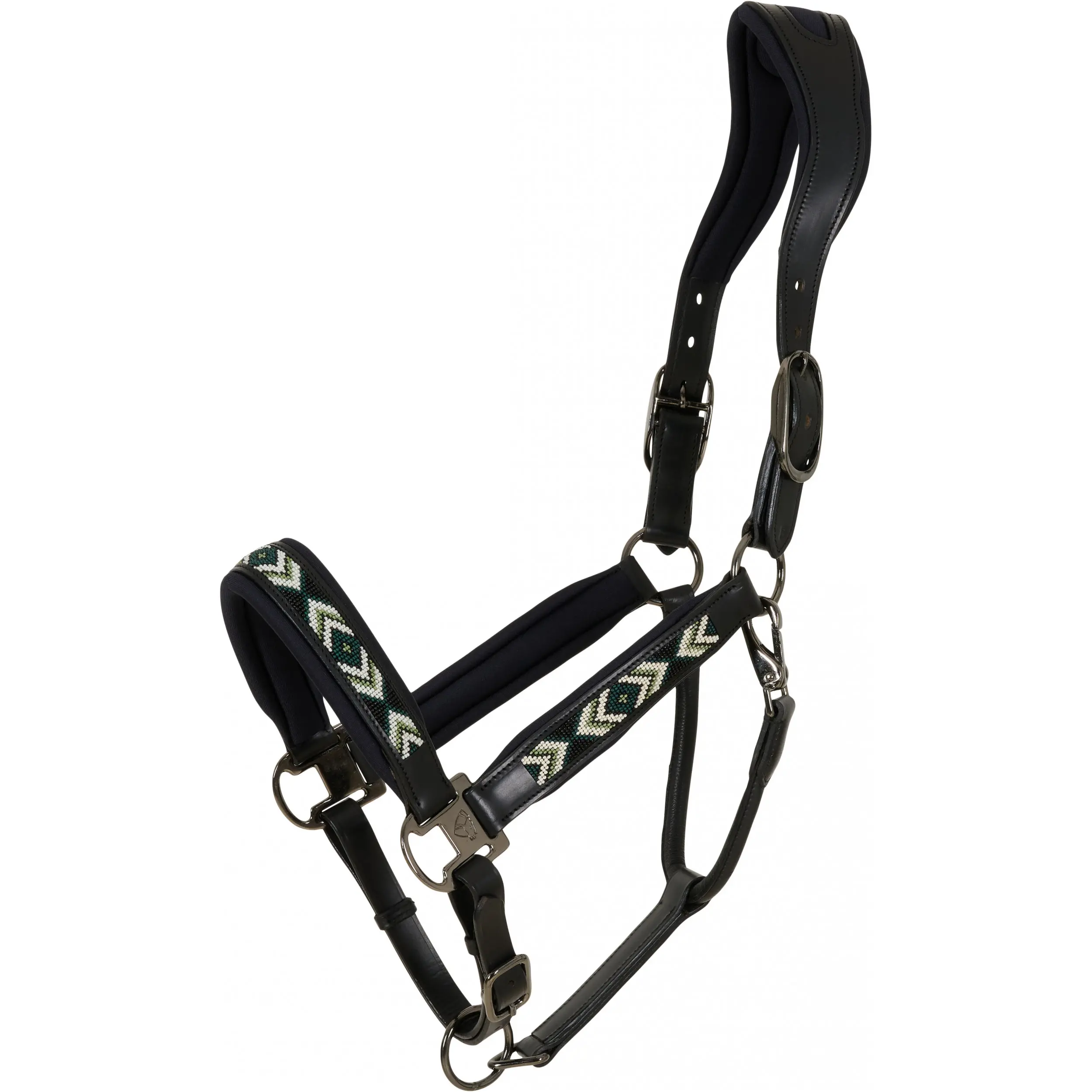 Lederhalfter VANAMO schwarz