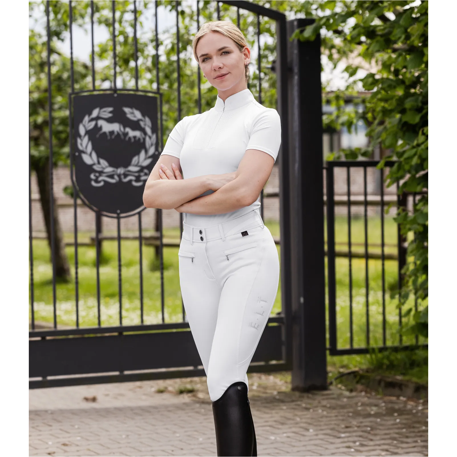 Kinder Turniershirt PAOLA weiß