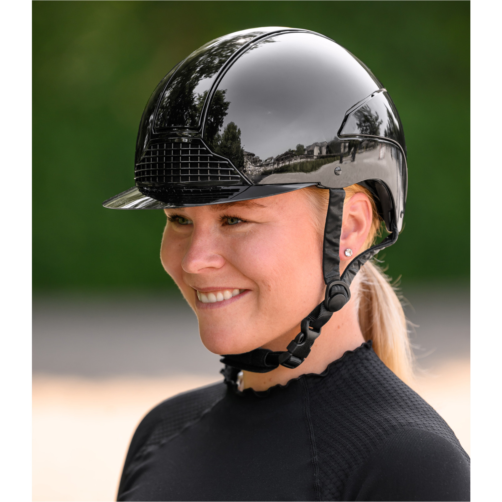 Reithelm H24 GLOSSY schwarz glanz