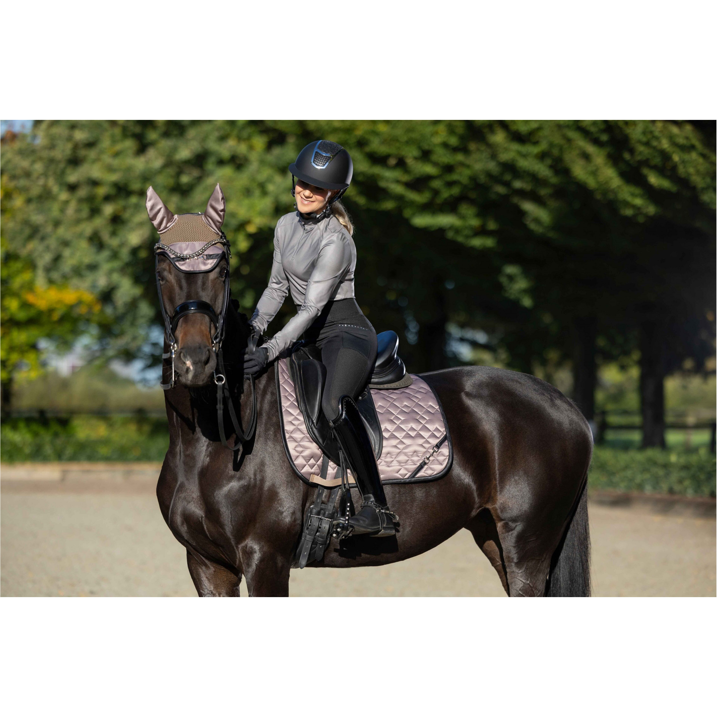 Fliegenhaube GOLDEN BIT taupe